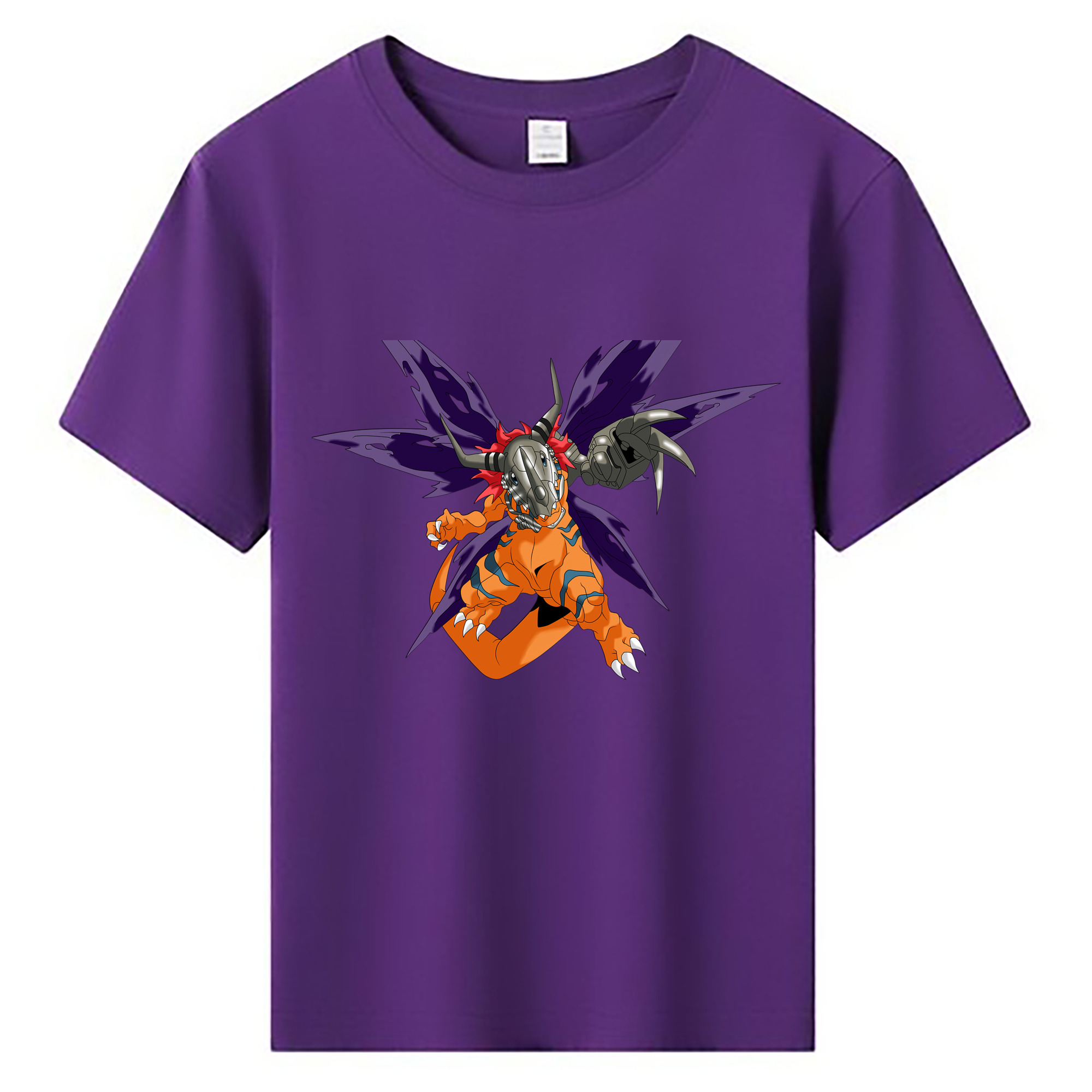 （画像用） Digimon デジタルモンスター/デジモン 綿100％キッズTシャツ（フロントプリント）
