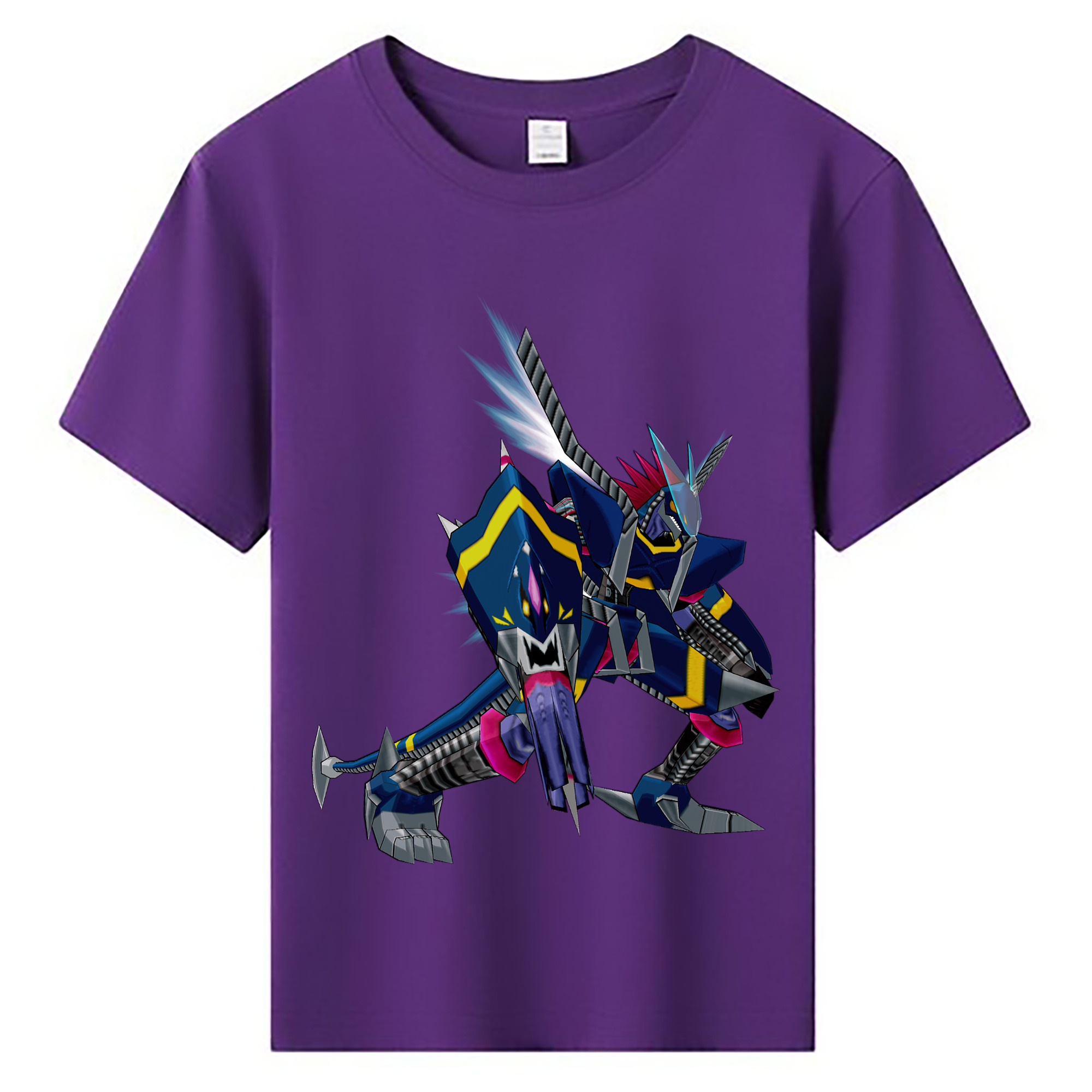 （画像用） Digimon デジタルモンスター/デジモン 綿100％キッズTシャツ（フロントプリント）