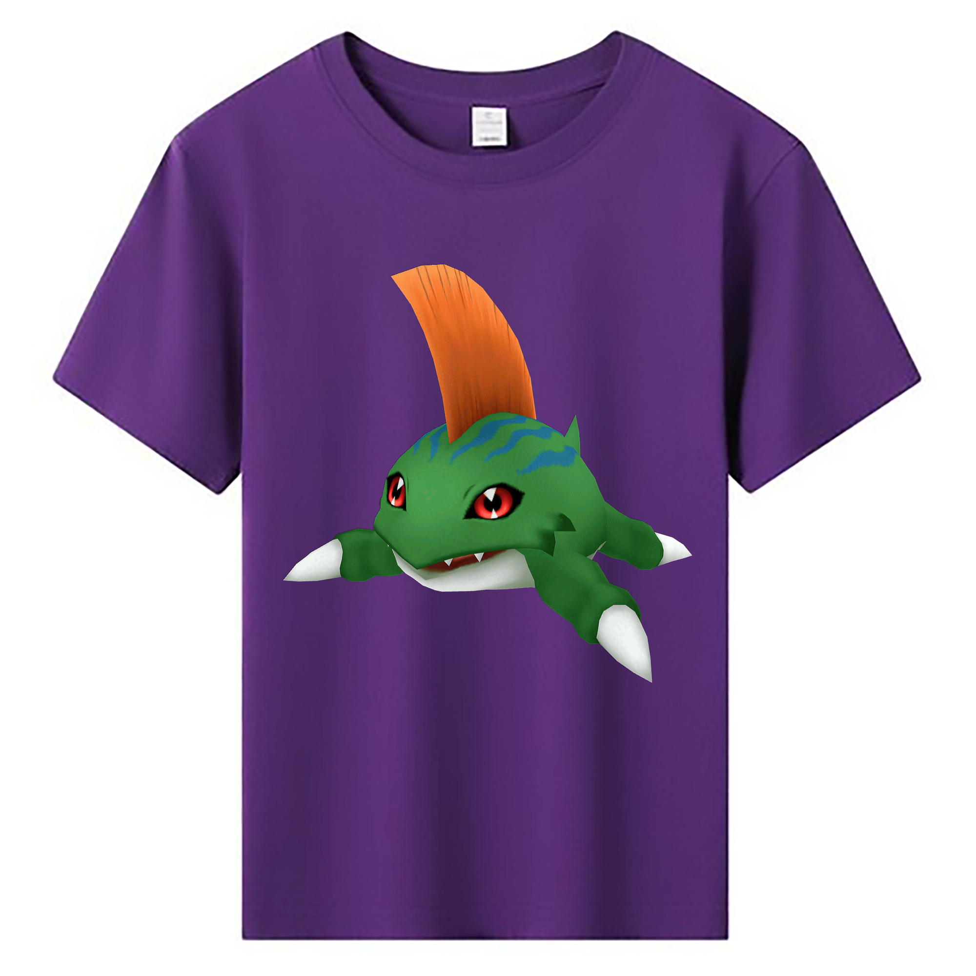 （画像用） Digimon デジタルモンスター/デジモン 綿100％キッズTシャツ（フロントプリント）
