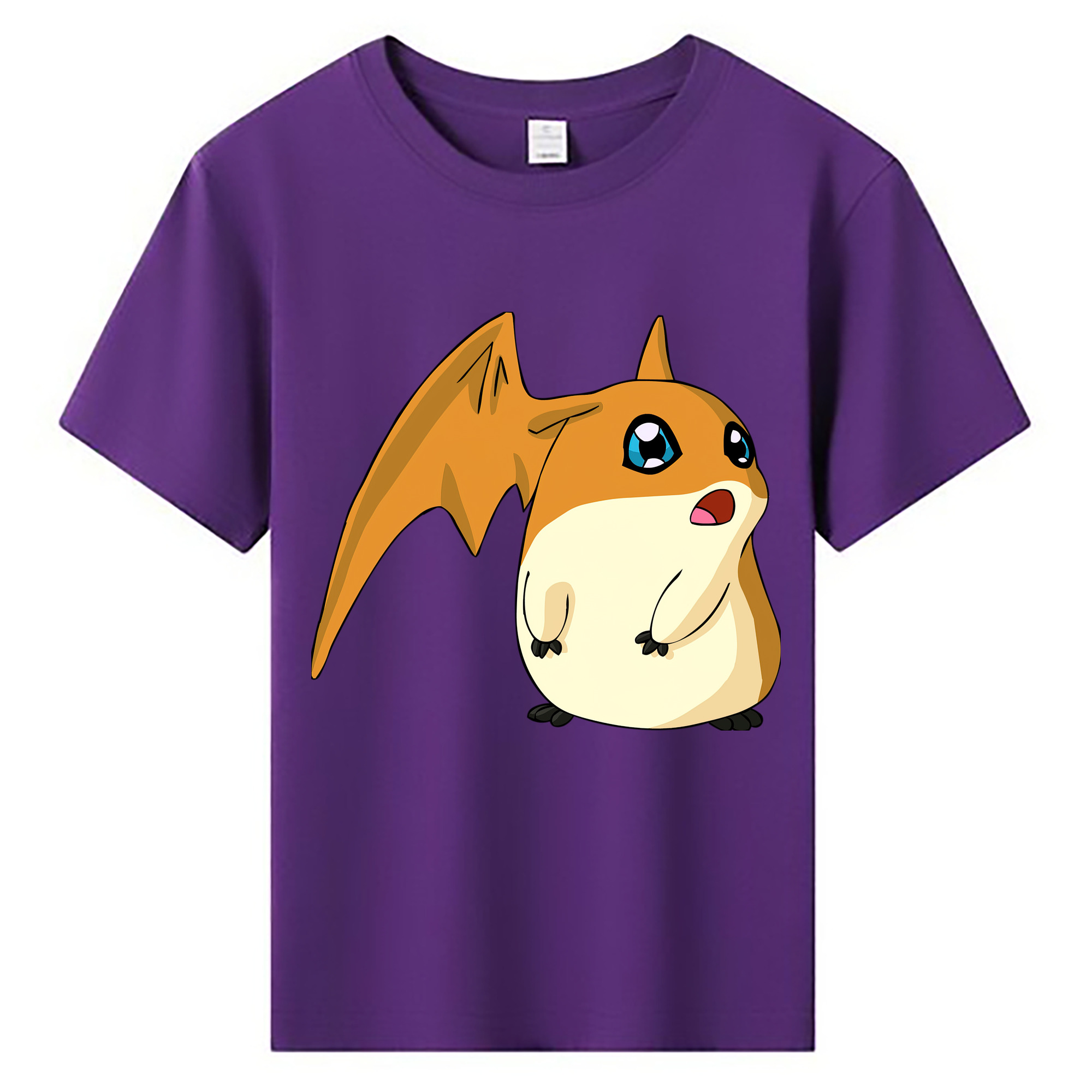 （画像用） Digimon デジタルモンスター/デジモン 綿100％キッズTシャツ（フロントプリント）