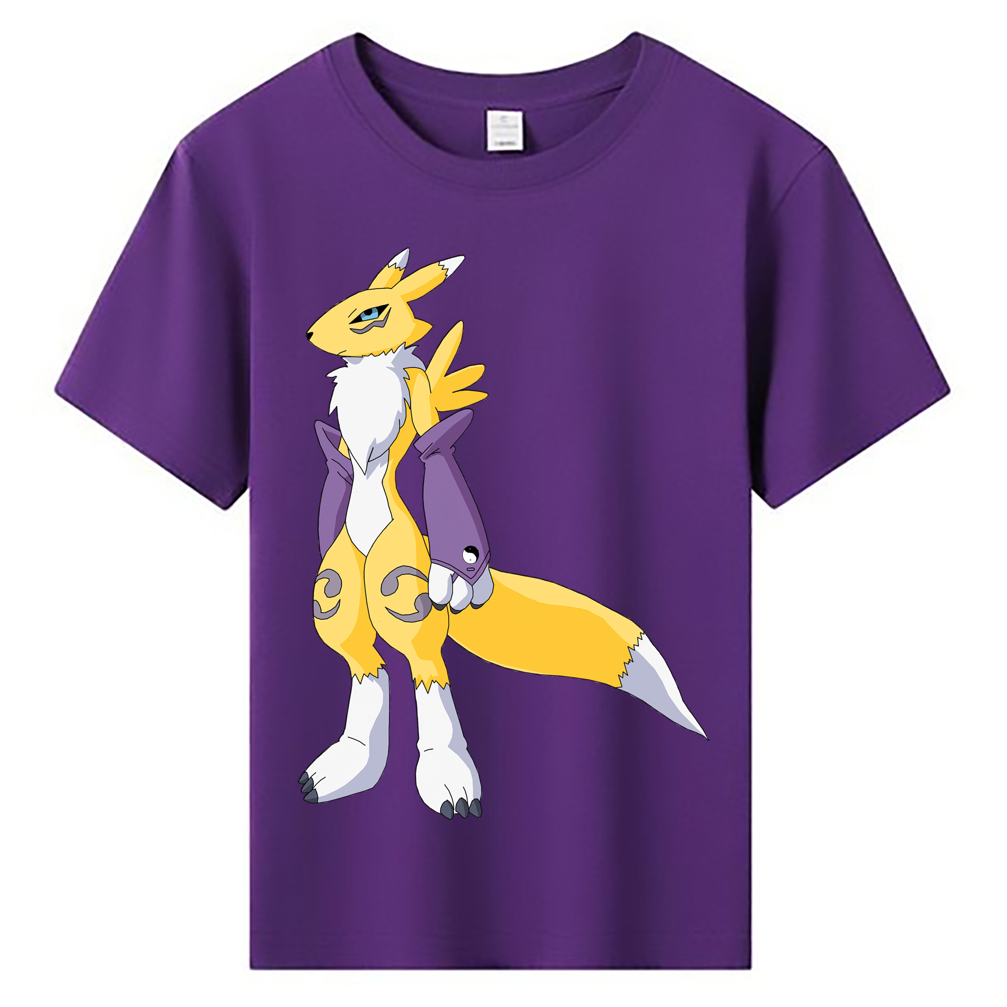 （画像用） Digimon デジタルモンスター/デジモン 綿100％キッズTシャツ（フロントプリント）