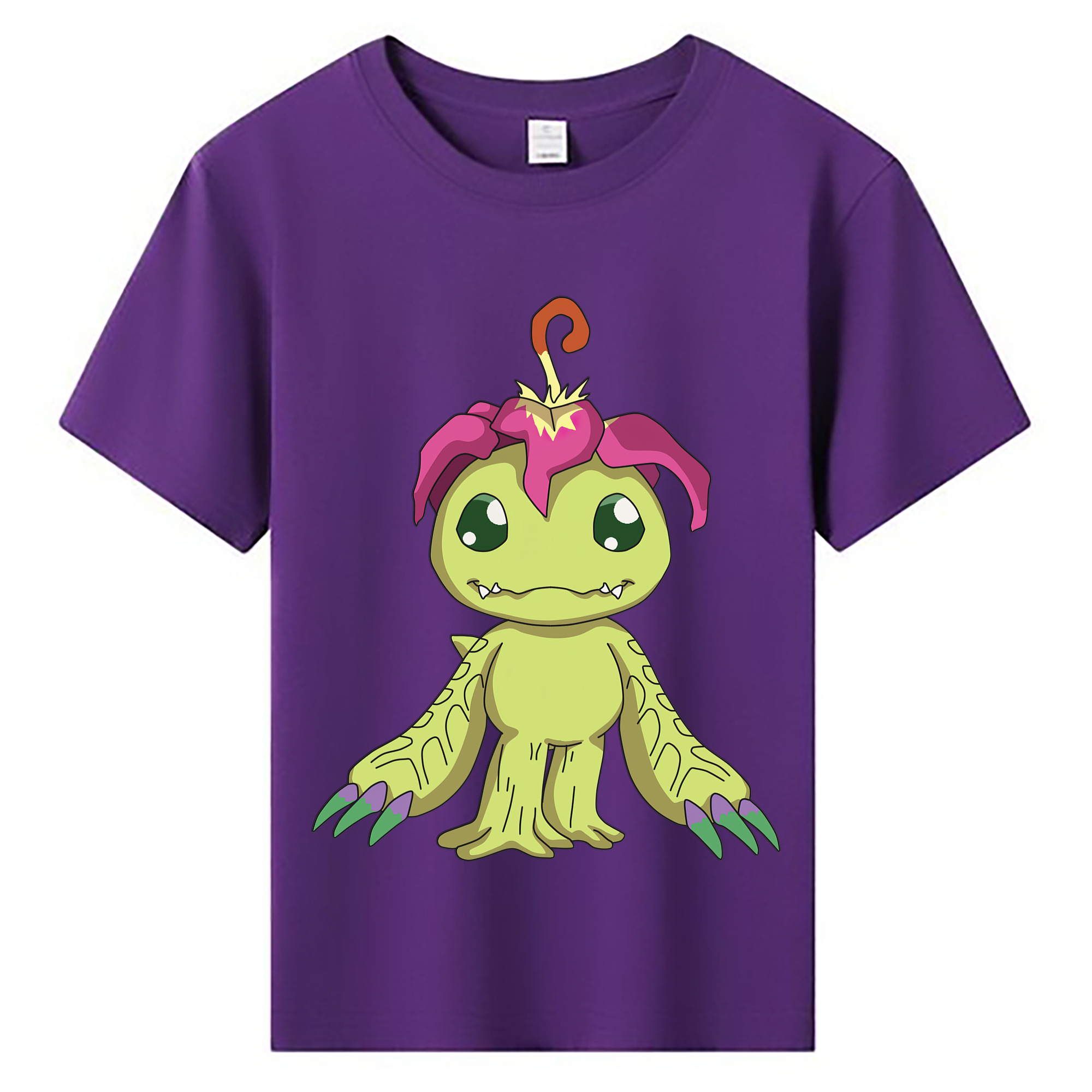 （画像用） Digimon デジタルモンスター/デジモン 綿100％キッズTシャツ（フロントプリント）