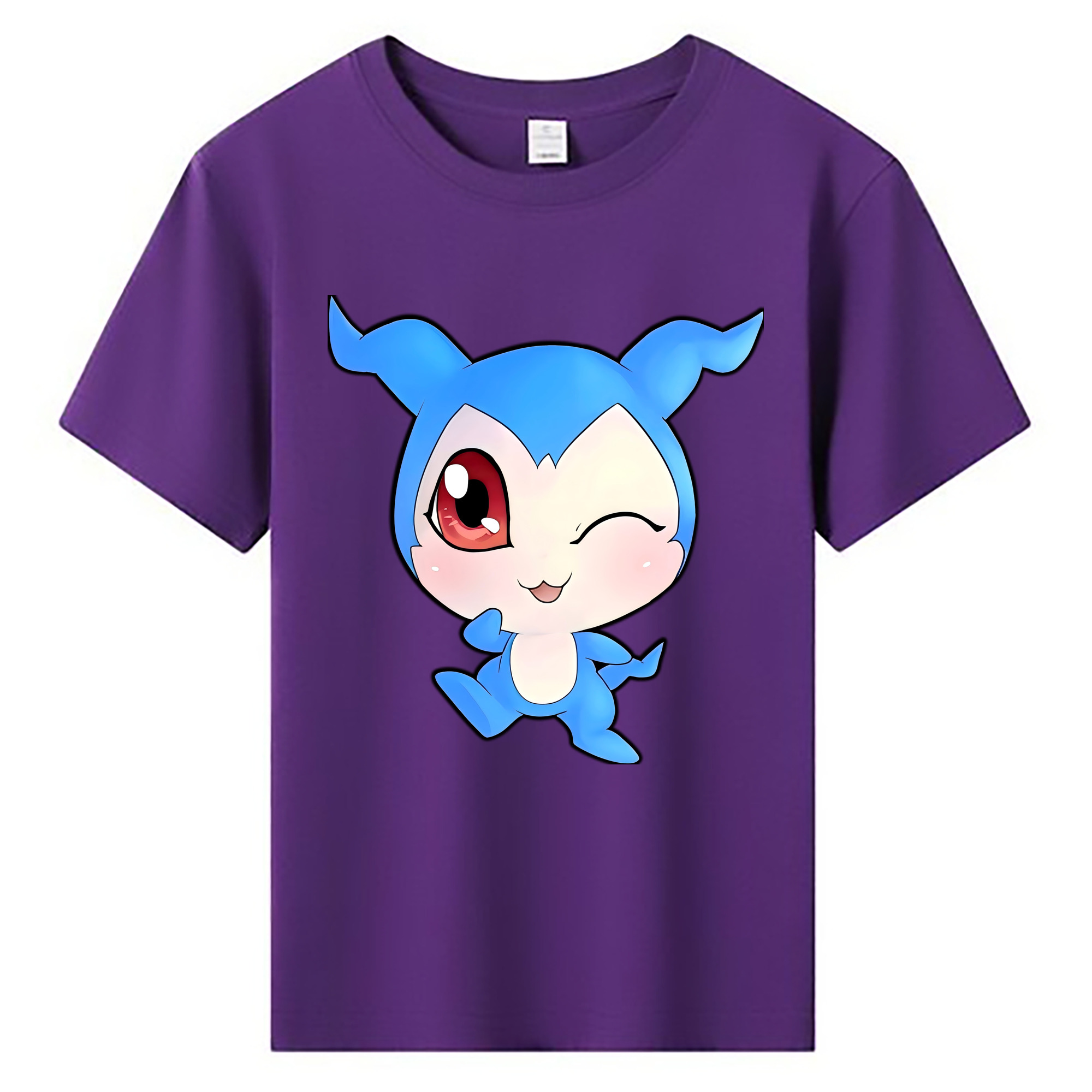 （画像用） Digimon デジタルモンスター/デジモン 綿100％キッズTシャツ（フロントプリント）