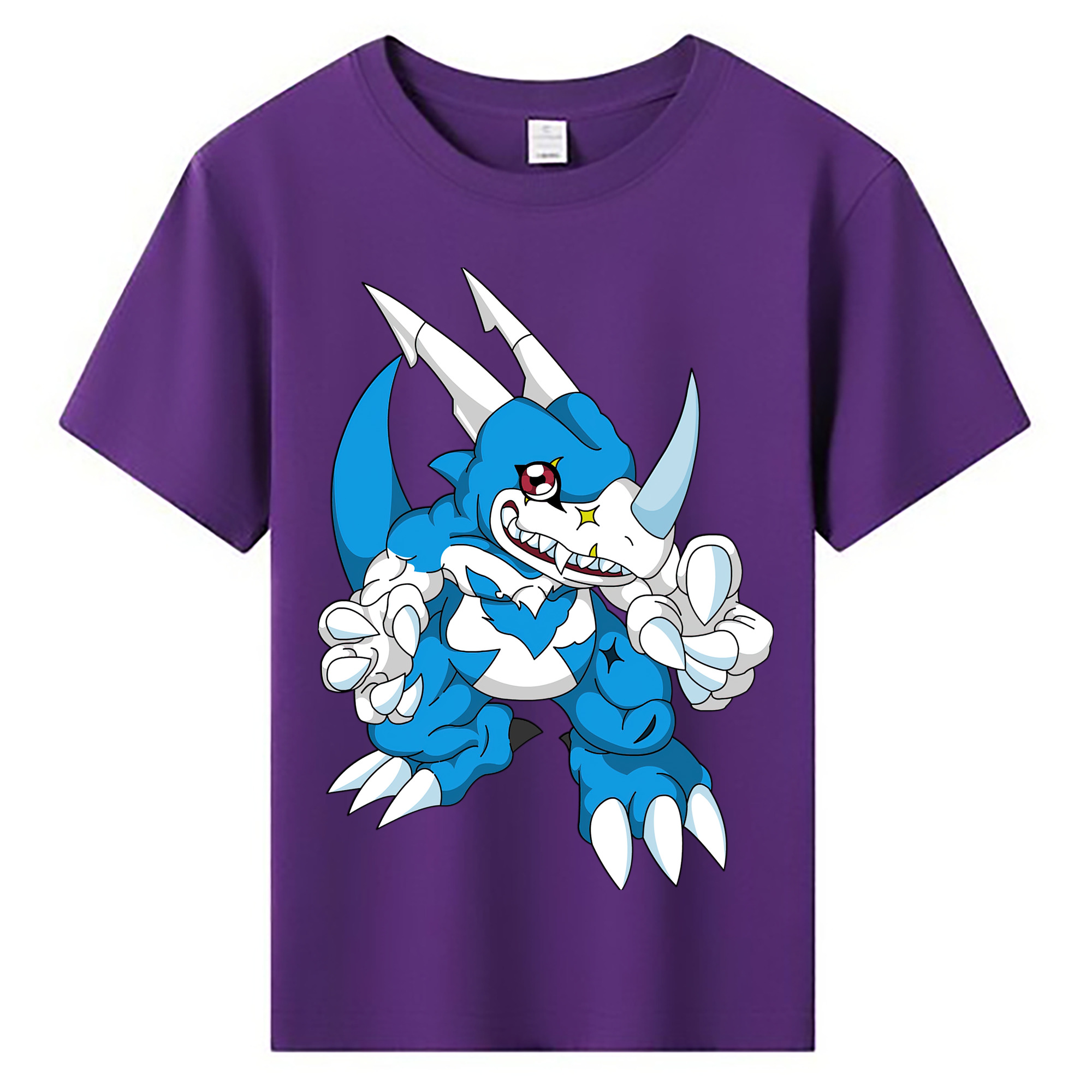 （画像用） Digimon デジタルモンスター/デジモン 綿100％キッズTシャツ（フロントプリント）
