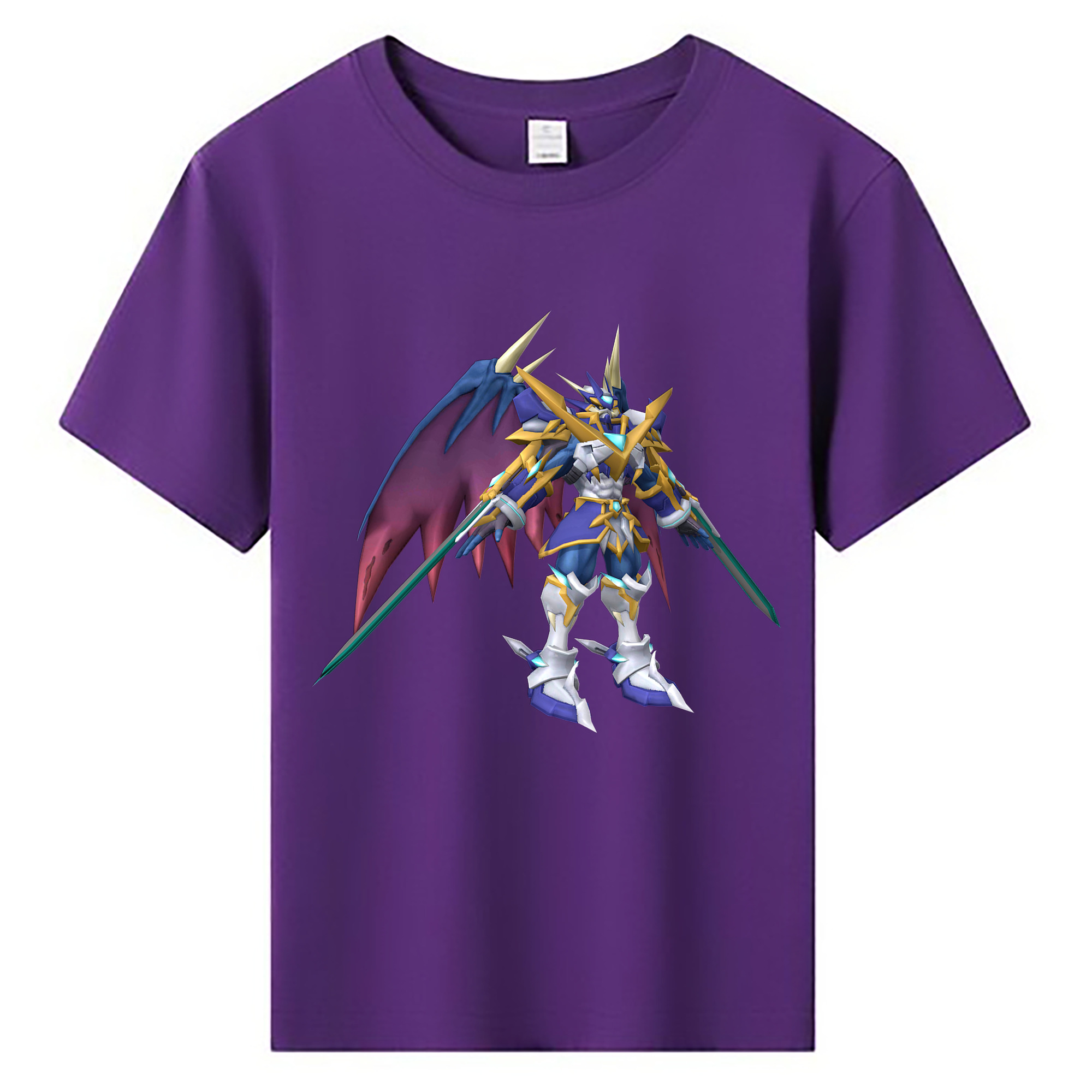 （画像用） Digimon デジタルモンスター/デジモン 綿100％キッズTシャツ（フロントプリント）