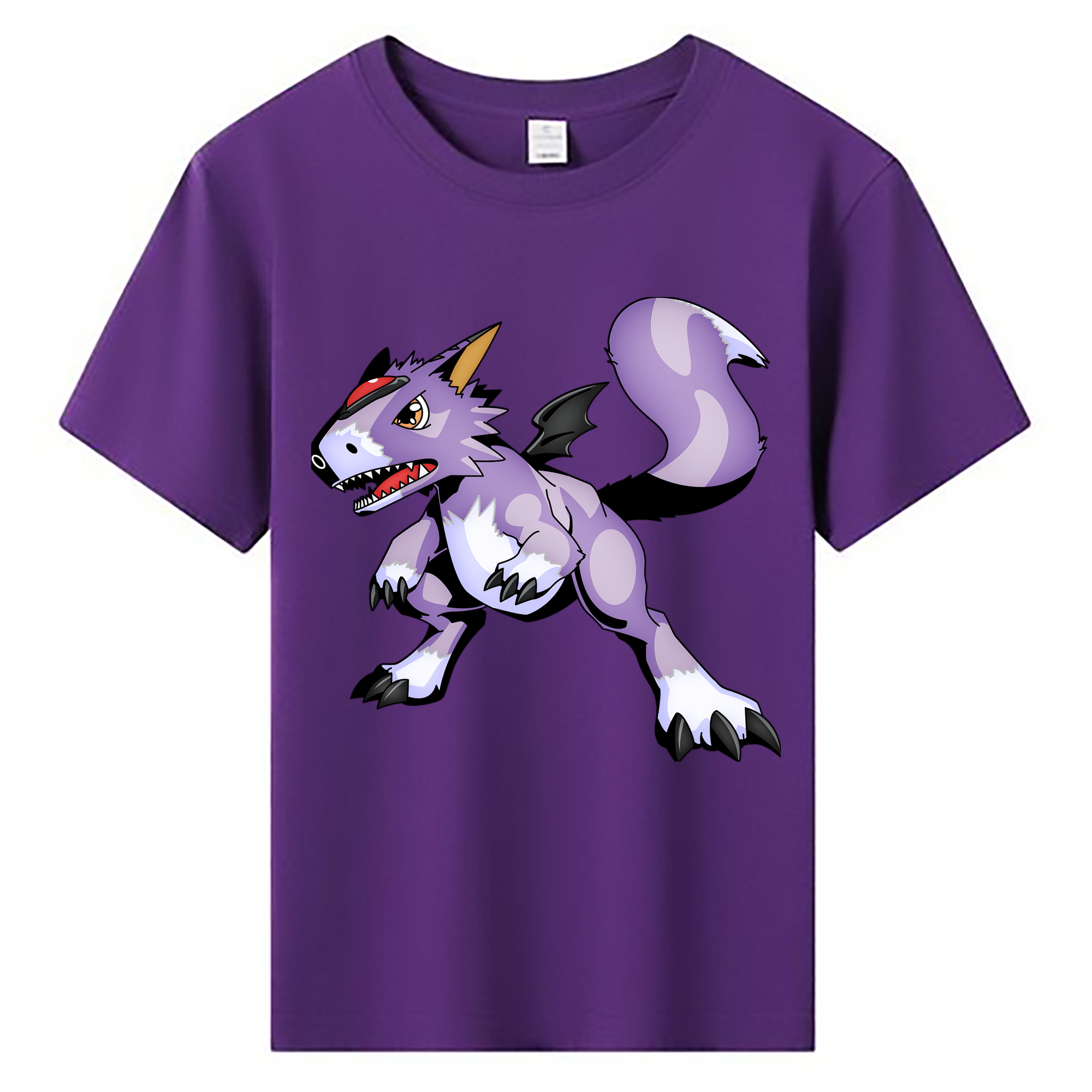 （画像用） Digimon デジタルモンスター/デジモン 綿100％キッズTシャツ（フロントプリント）