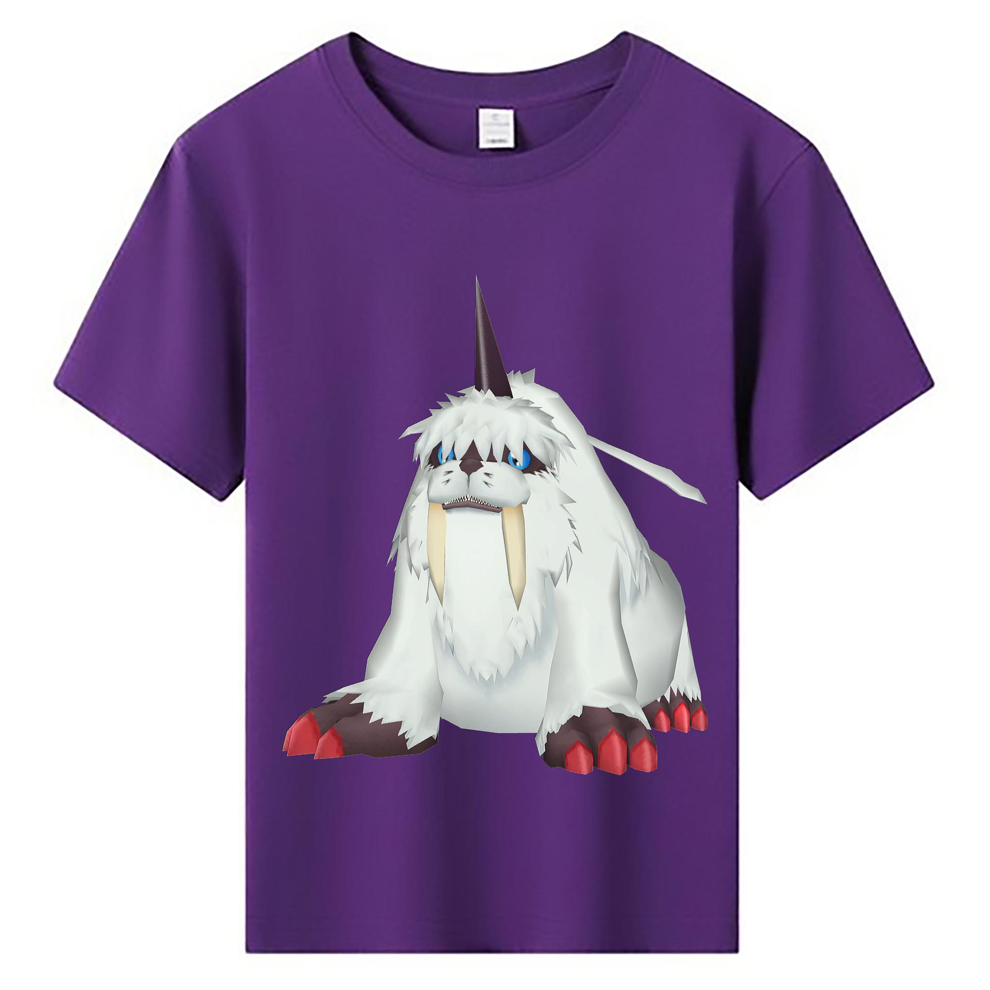 （画像用） Digimon デジタルモンスター/デジモン 綿100％キッズTシャツ（フロントプリント）