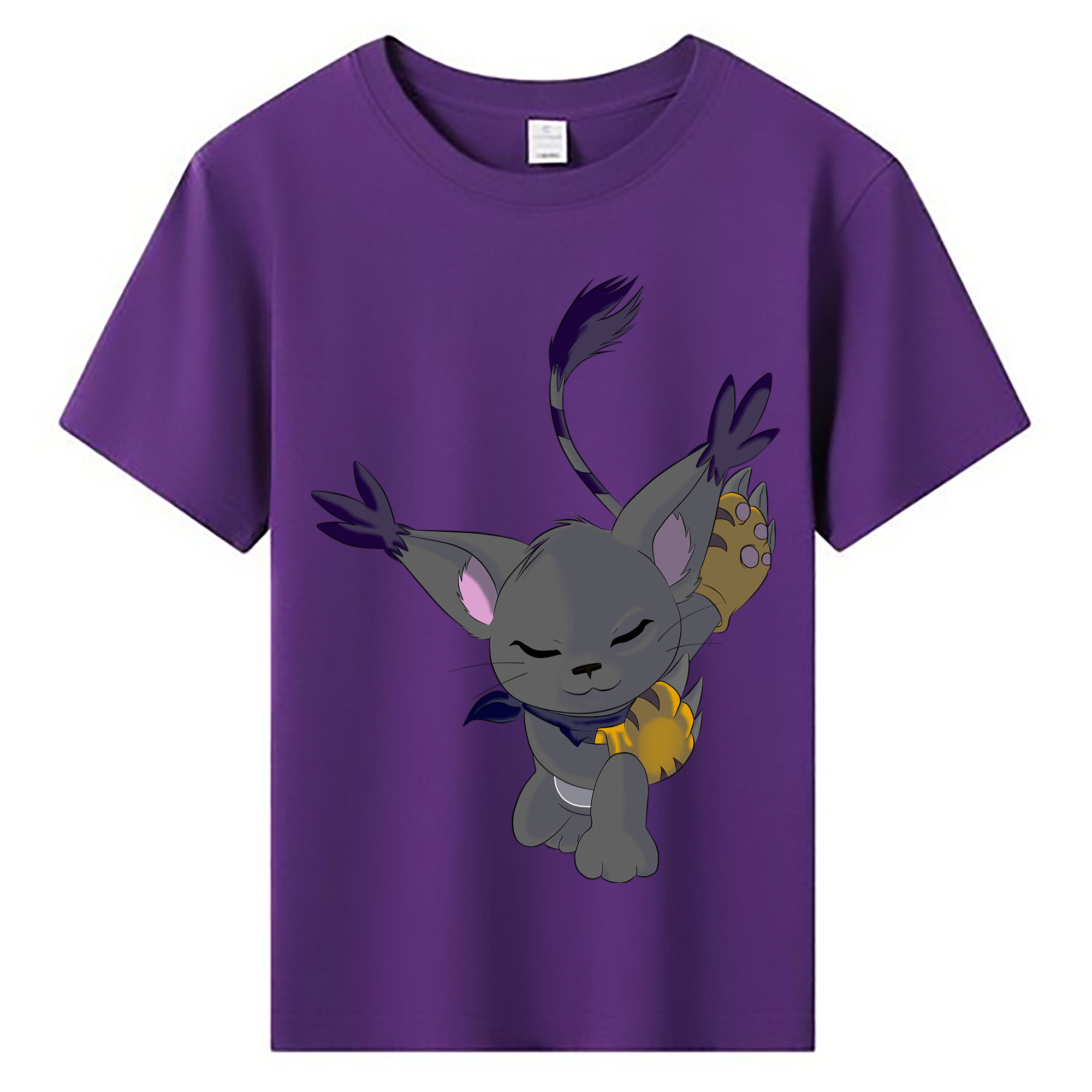 （画像用） Digimon デジタルモンスター/デジモン 綿100％キッズTシャツ（フロントプリント）