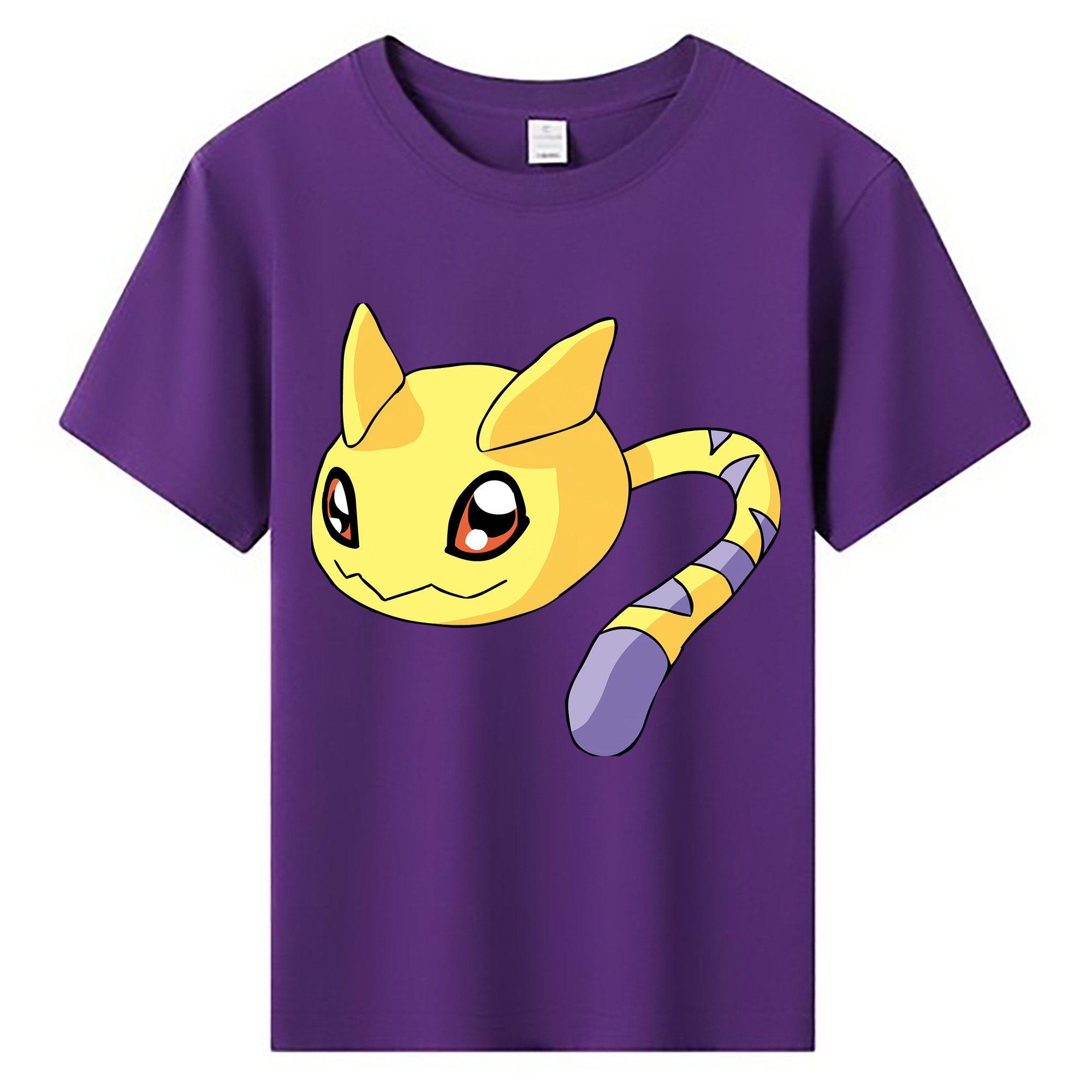 （画像用） Digimon デジタルモンスター/デジモン 綿100％キッズTシャツ（フロントプリント）
