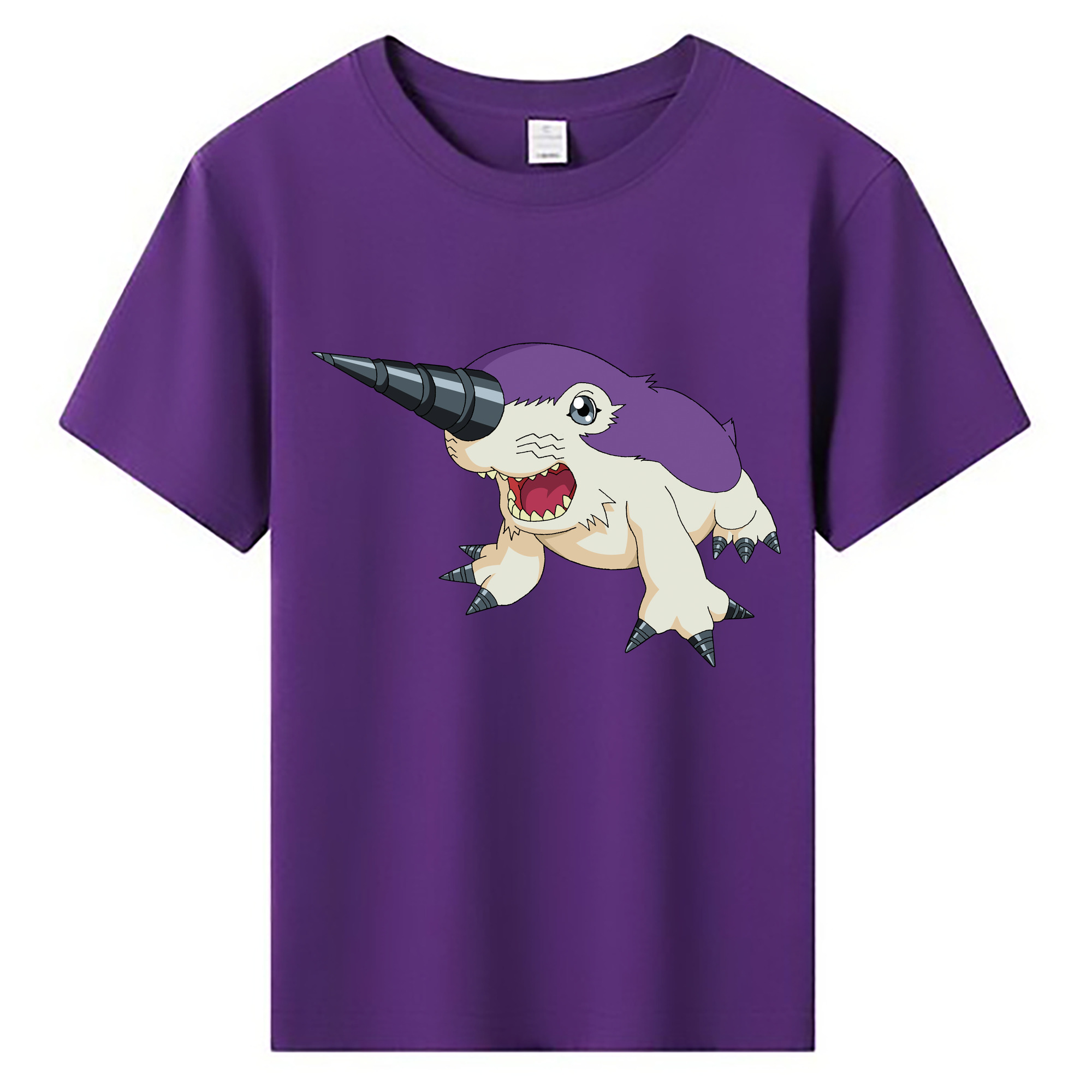 （画像用） Digimon デジタルモンスター/デジモン 綿100％キッズTシャツ（フロントプリント）