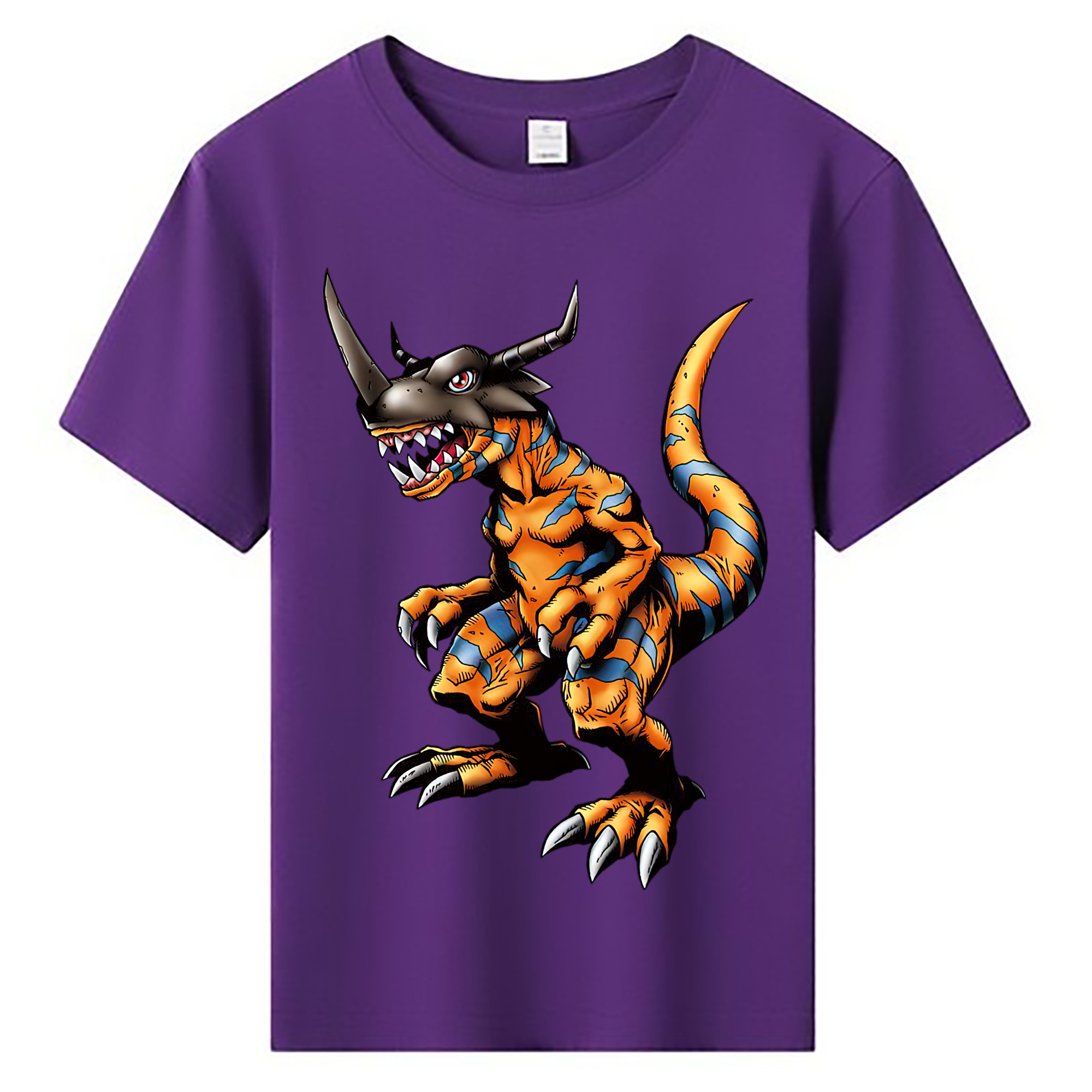 （画像用） Digimon デジタルモンスター/デジモン 綿100％キッズTシャツ（フロントプリント）