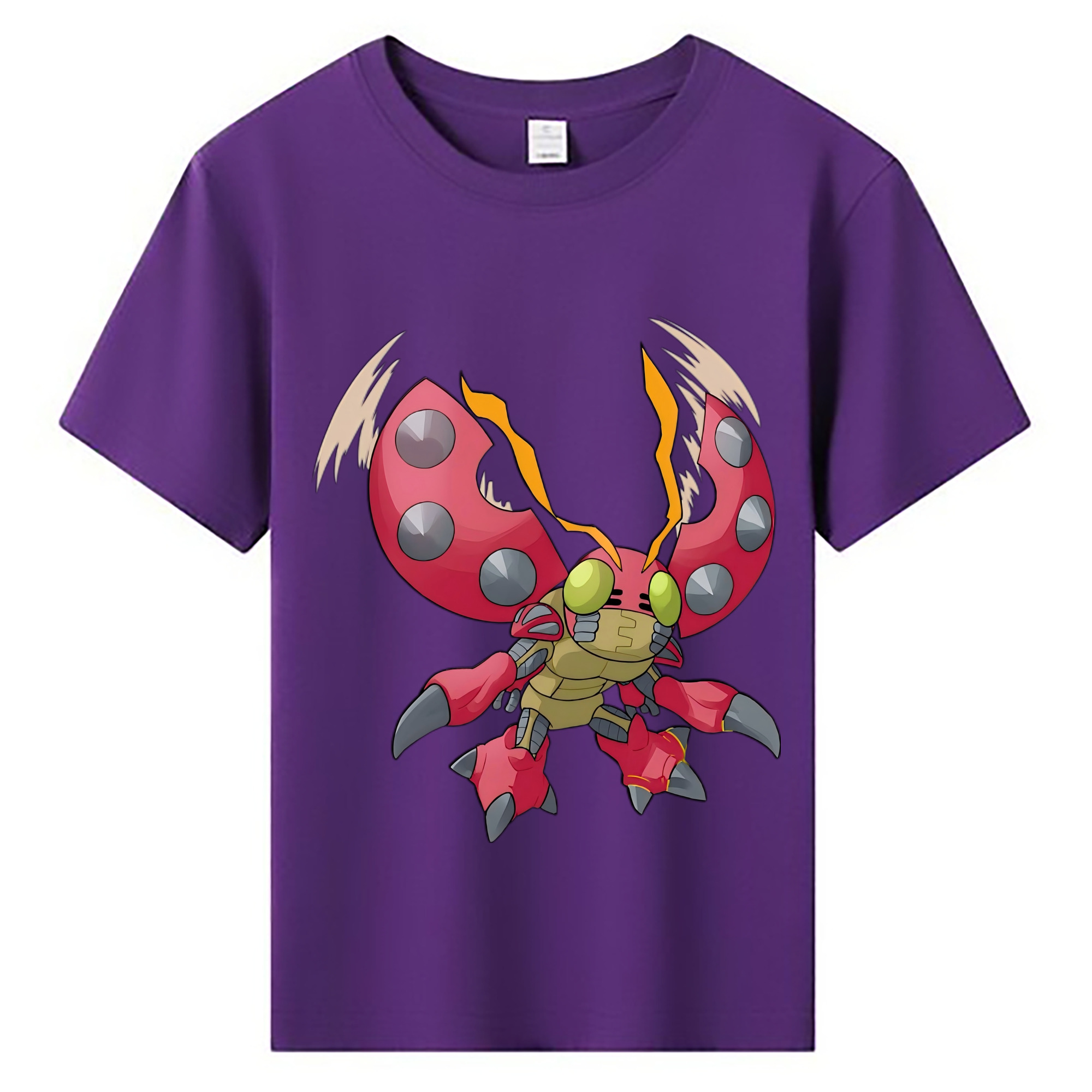 （画像用） Digimon デジタルモンスター/デジモン 綿100％キッズTシャツ（フロントプリント）