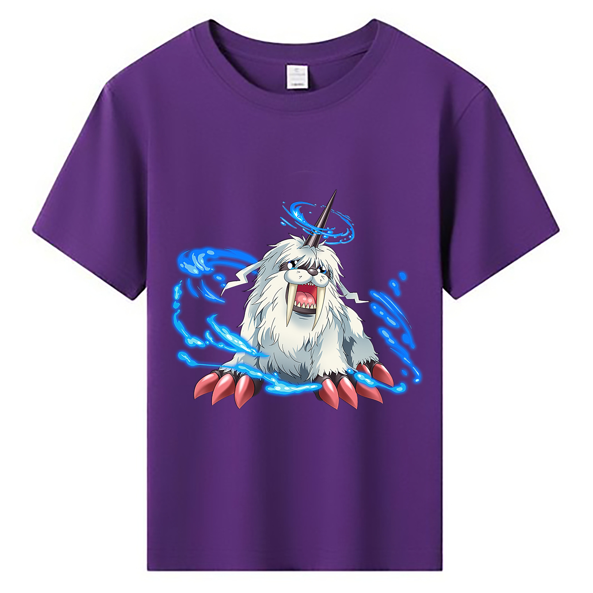 （画像用） Digimon デジタルモンスター/デジモン 綿100％キッズTシャツ（フロントプリント）