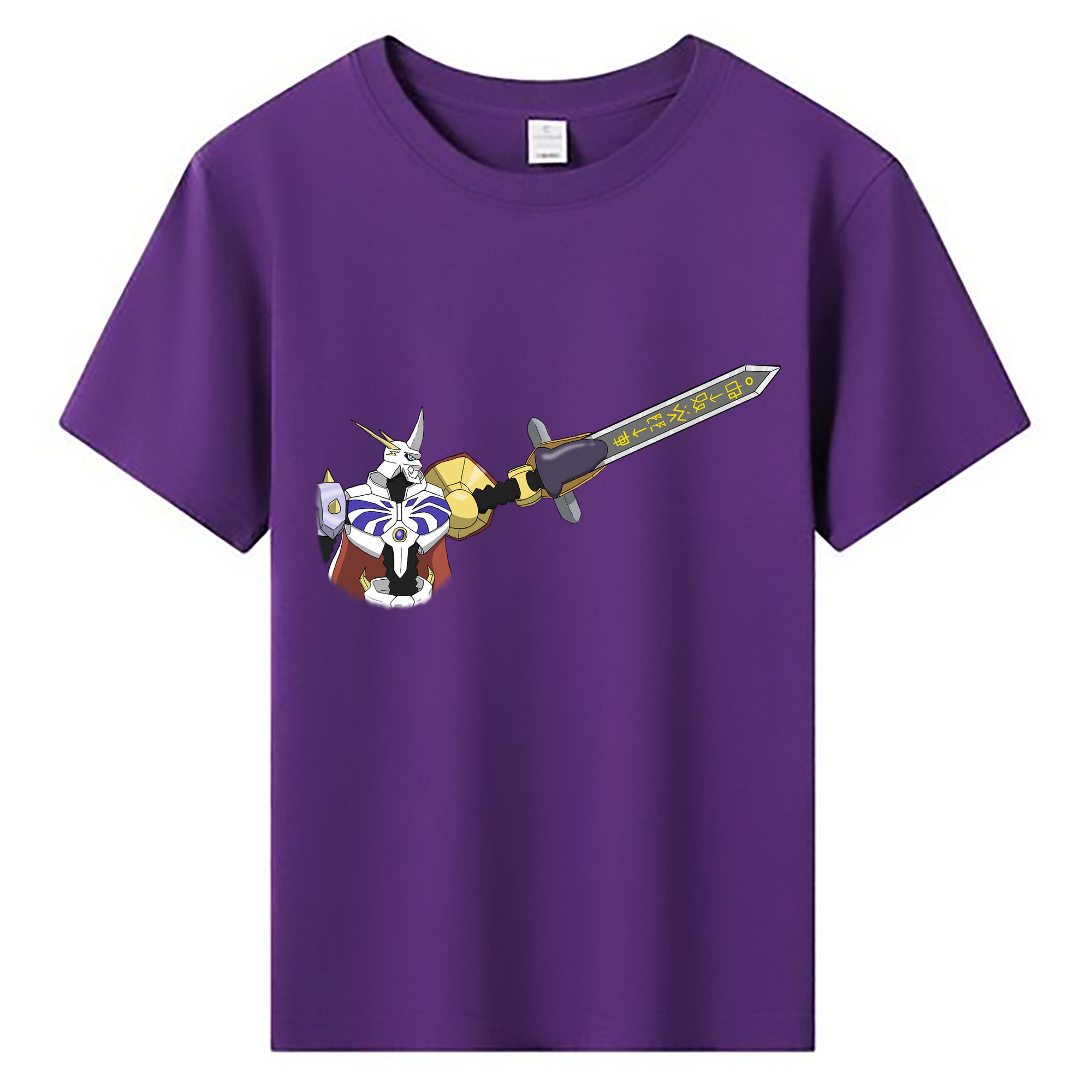 （画像用） Digimon デジタルモンスター/デジモン 綿100％キッズTシャツ（フロントプリント）