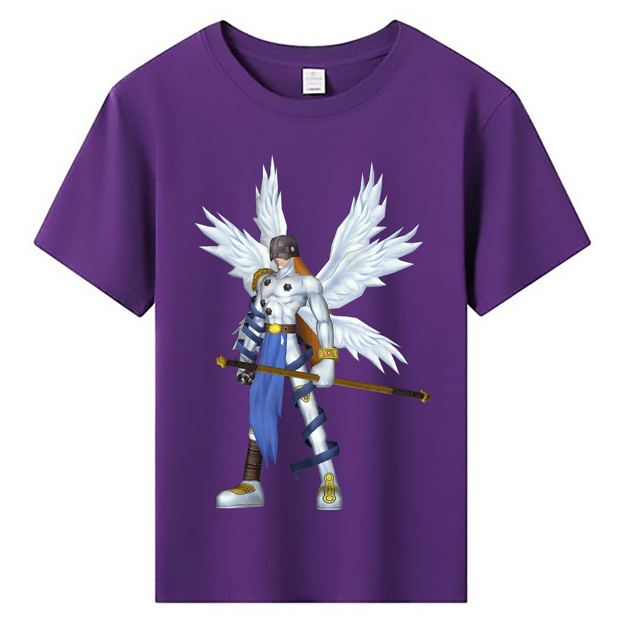 （画像用） Digimon デジタルモンスター/デジモン 綿100％キッズTシャツ（フロントプリント）