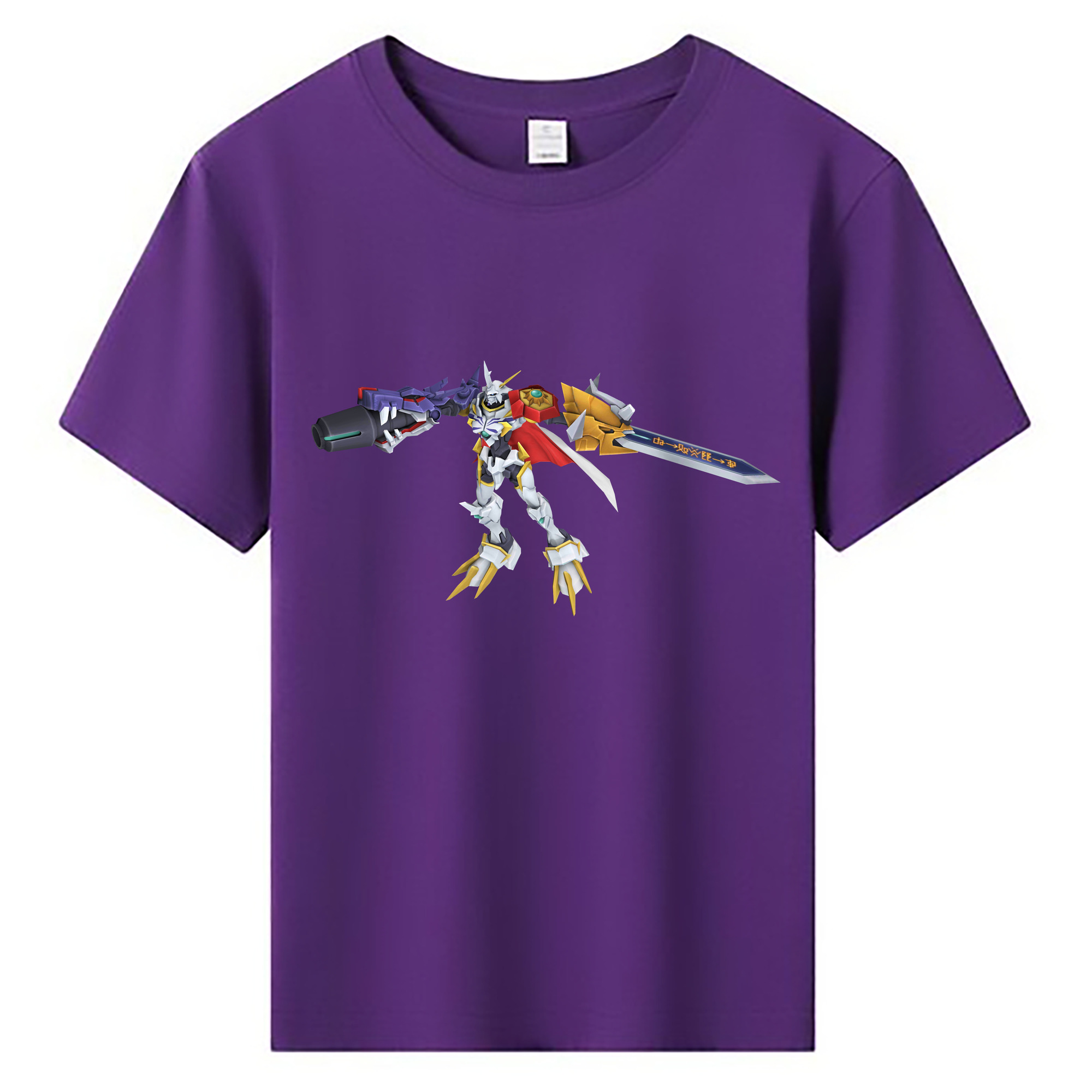 （画像用） Digimon デジタルモンスター/デジモン 綿100％キッズTシャツ（フロントプリント）