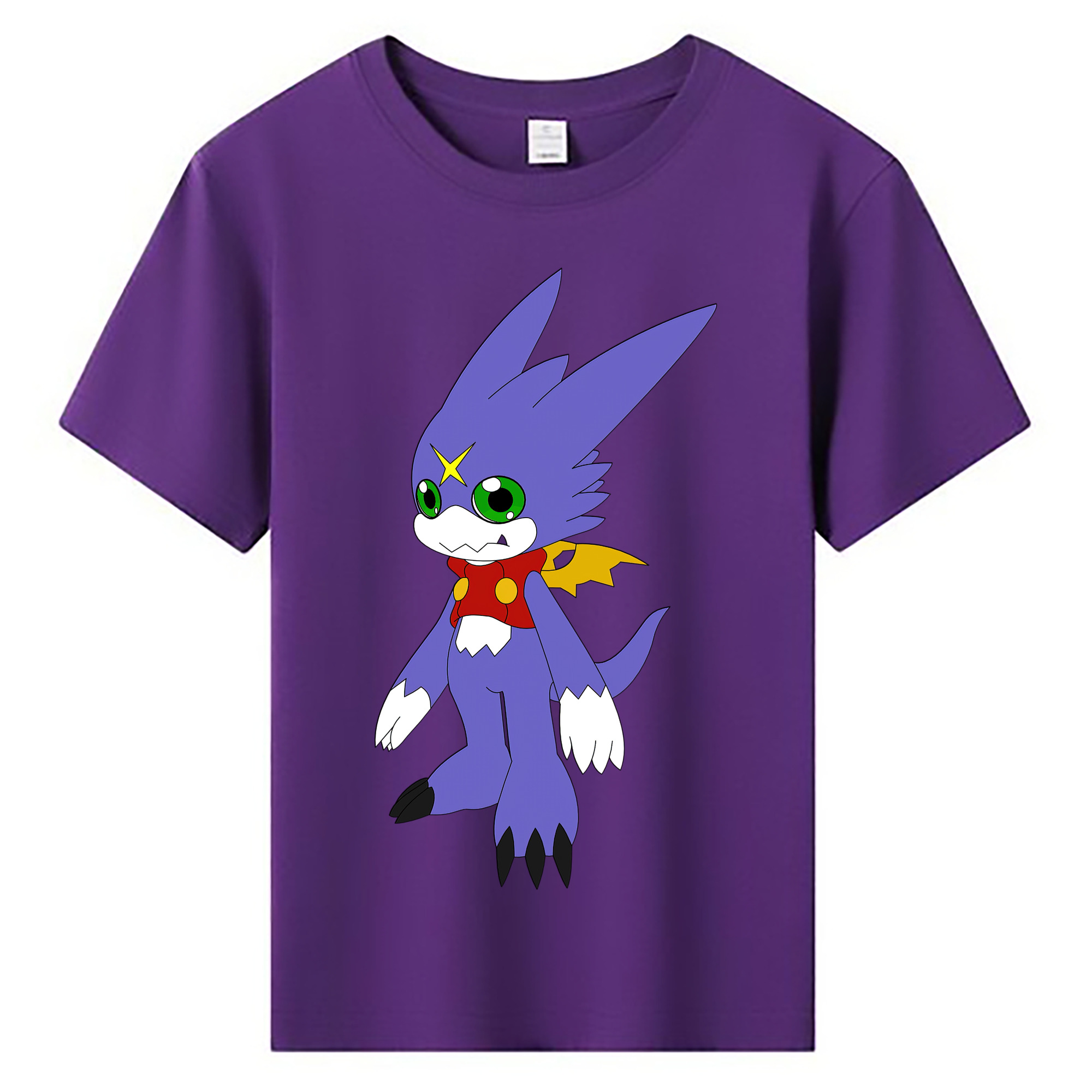 （画像用） Digimon デジタルモンスター/デジモン 綿100％キッズTシャツ（フロントプリント）