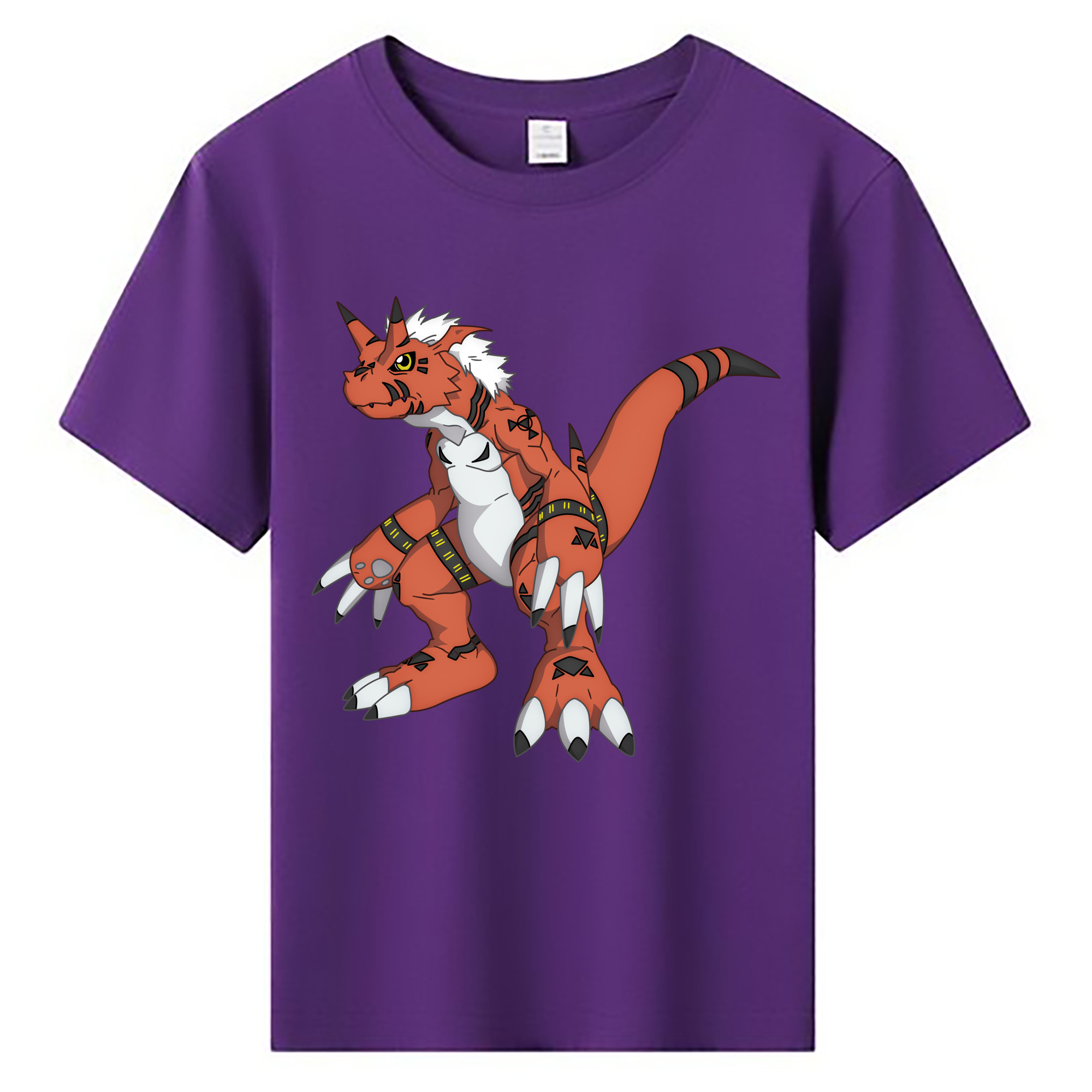 （画像用） Digimon デジタルモンスター/デジモン 綿100％キッズTシャツ（フロントプリント）