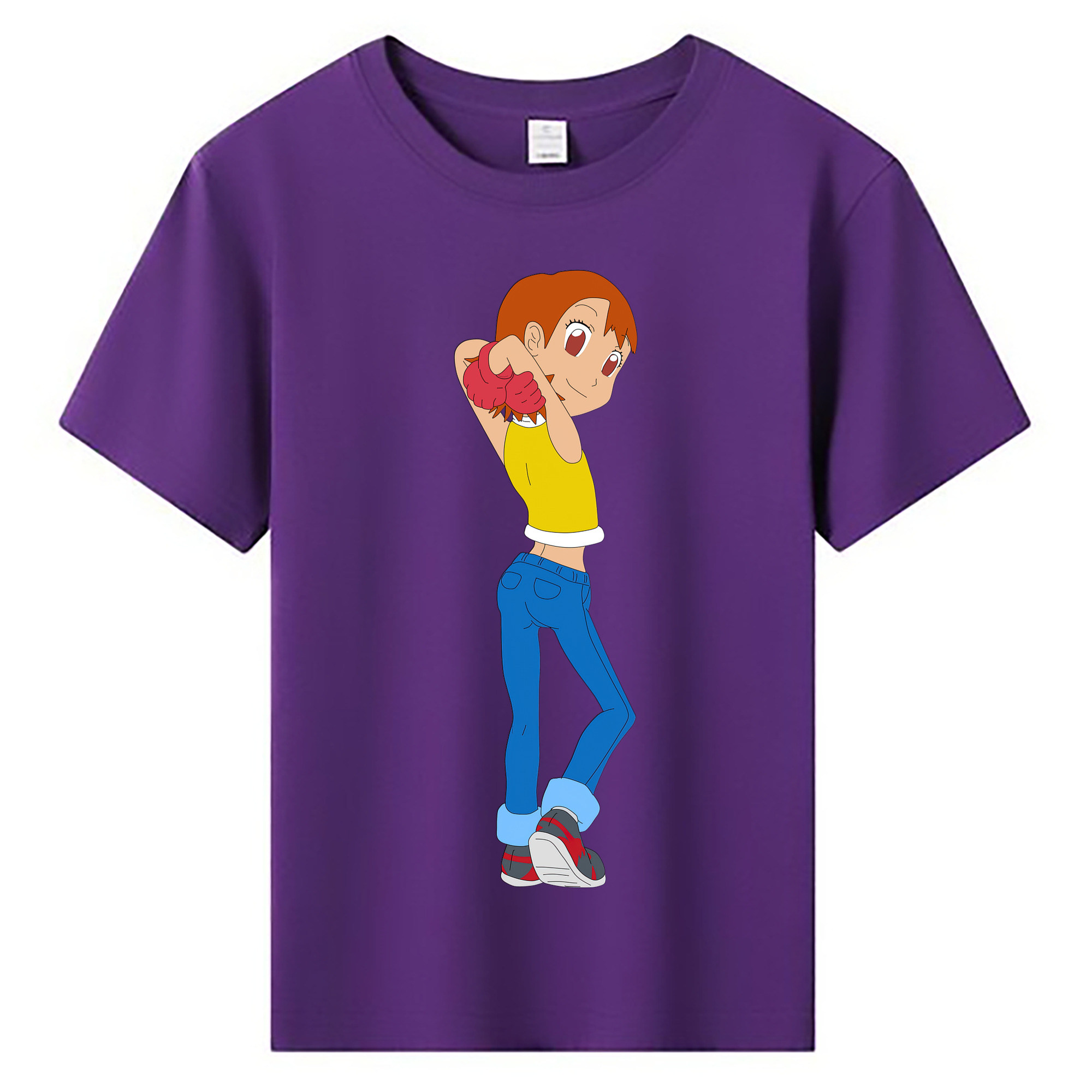 （画像用） Digimon デジタルモンスター/デジモン 綿100％キッズTシャツ（フロントプリント）