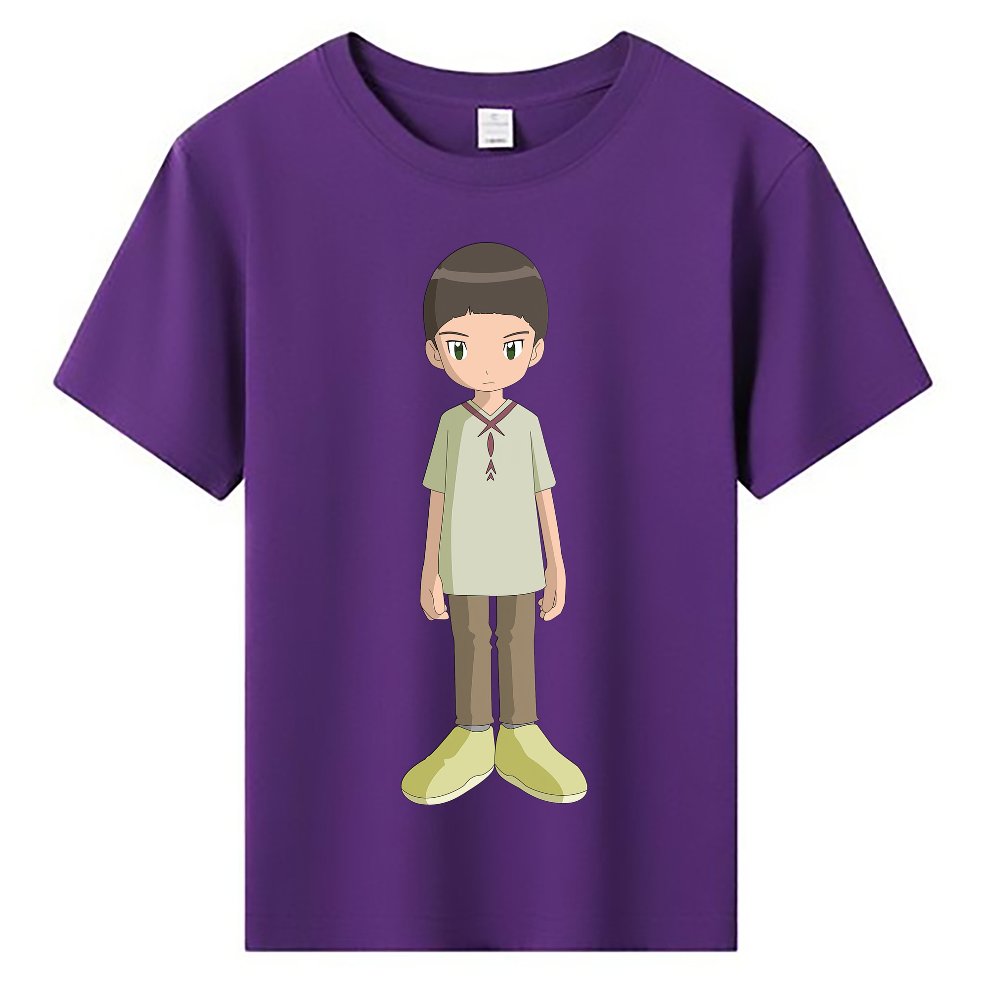（画像用） Digimon デジタルモンスター/デジモン 綿100％キッズTシャツ（フロントプリント）