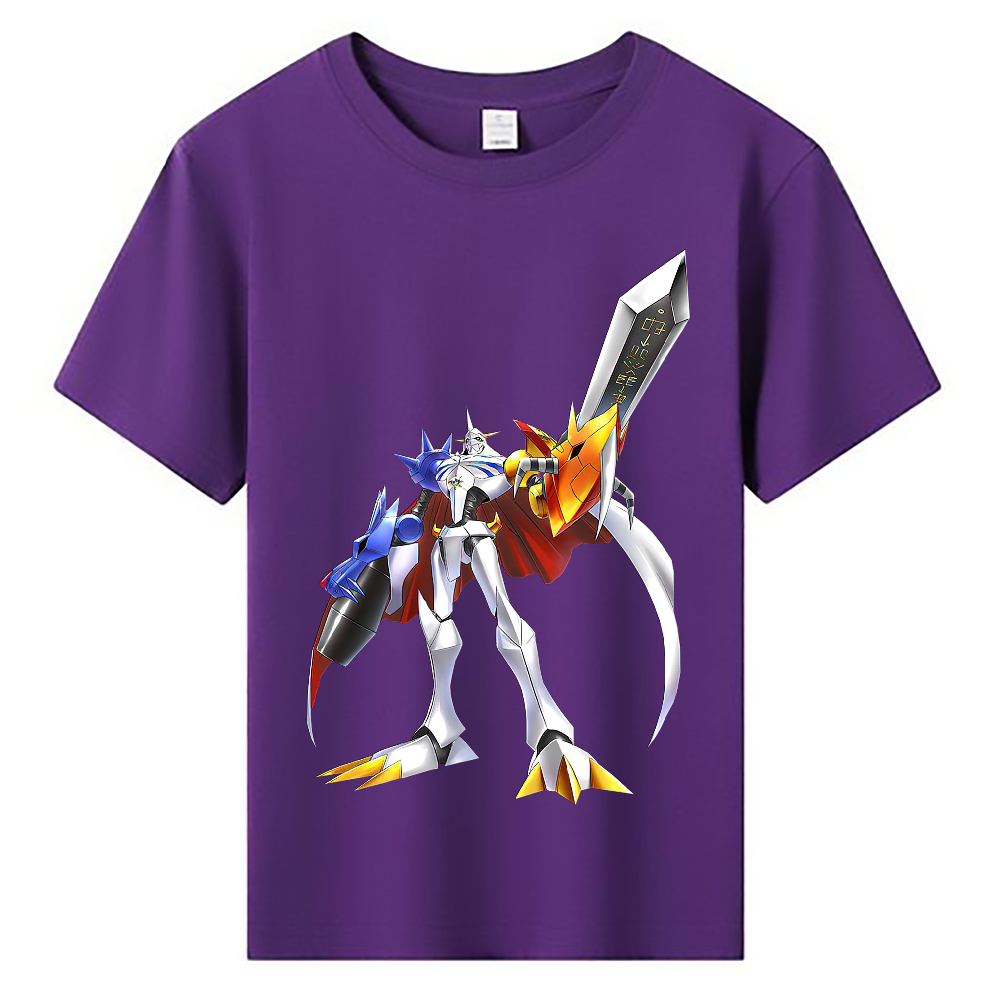 （画像用） Digimon デジタルモンスター/デジモン 綿100％キッズTシャツ（フロントプリント）