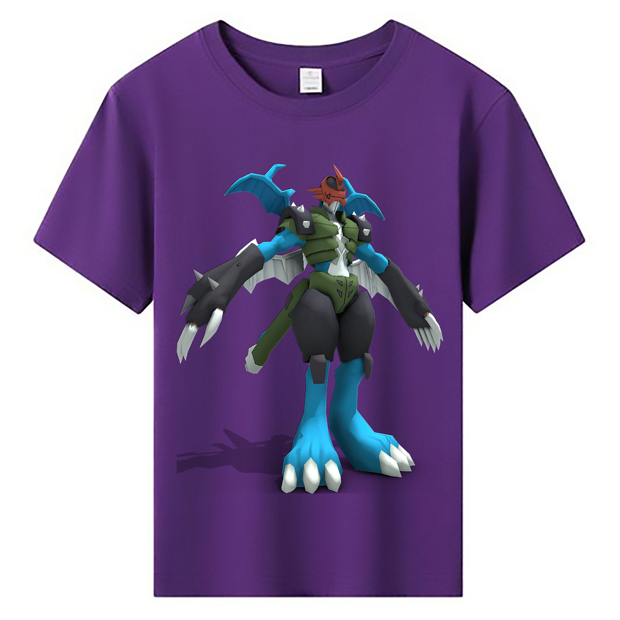 （画像用） Digimon デジタルモンスター/デジモン 綿100％キッズTシャツ（フロントプリント）