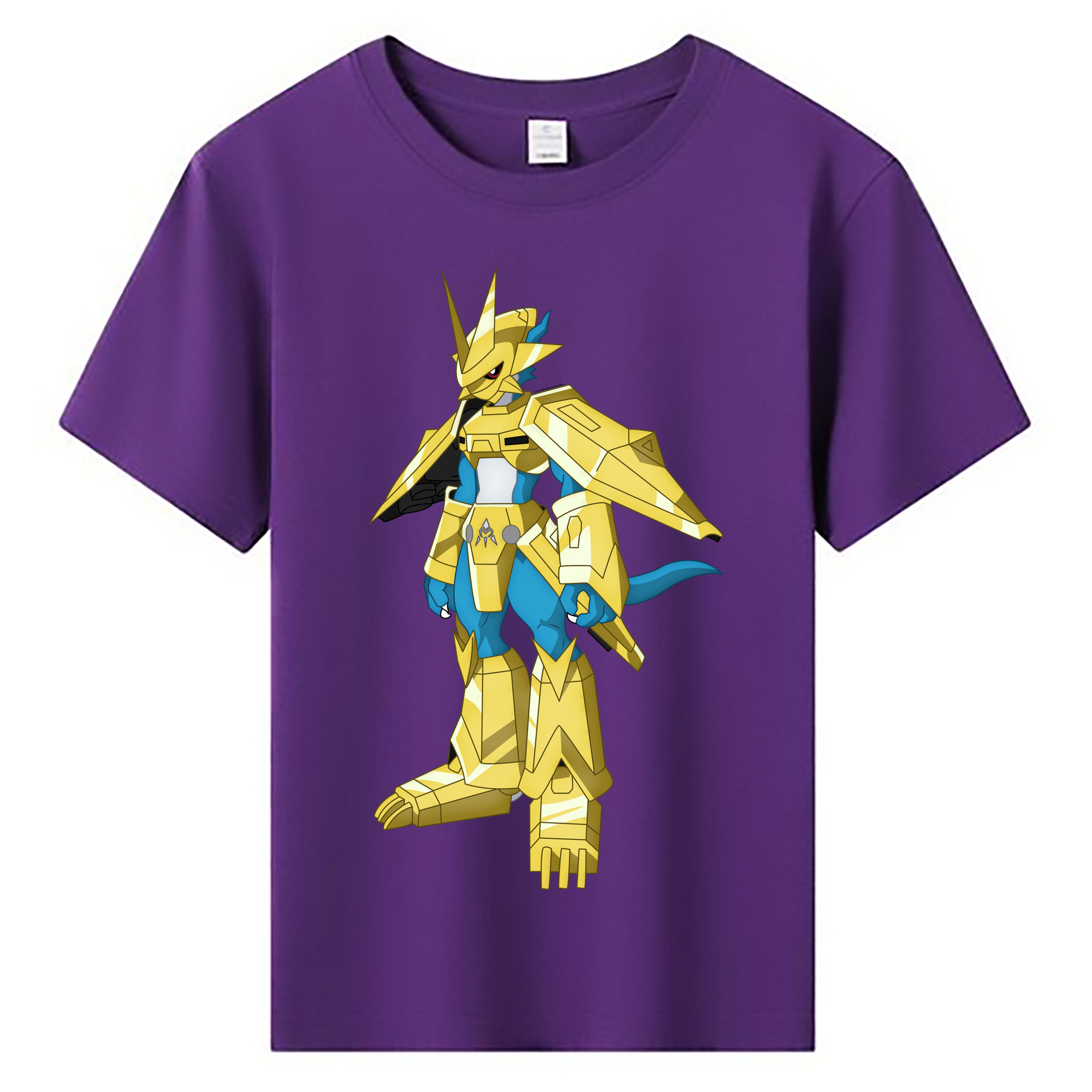 （画像用） Digimon デジタルモンスター/デジモン 綿100％キッズTシャツ（フロントプリント）