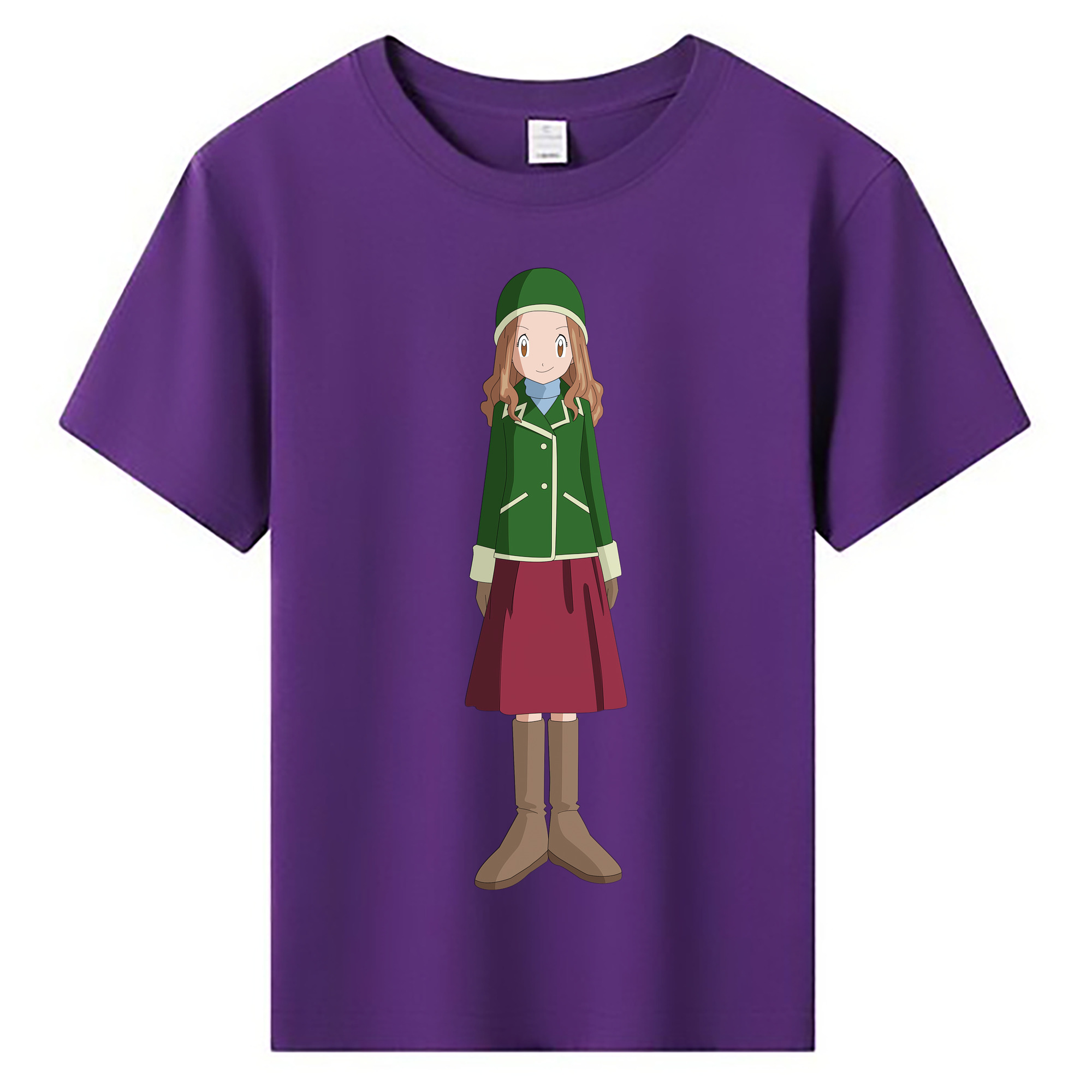 （画像用） Digimon デジタルモンスター/デジモン 綿100％キッズTシャツ（フロントプリント）