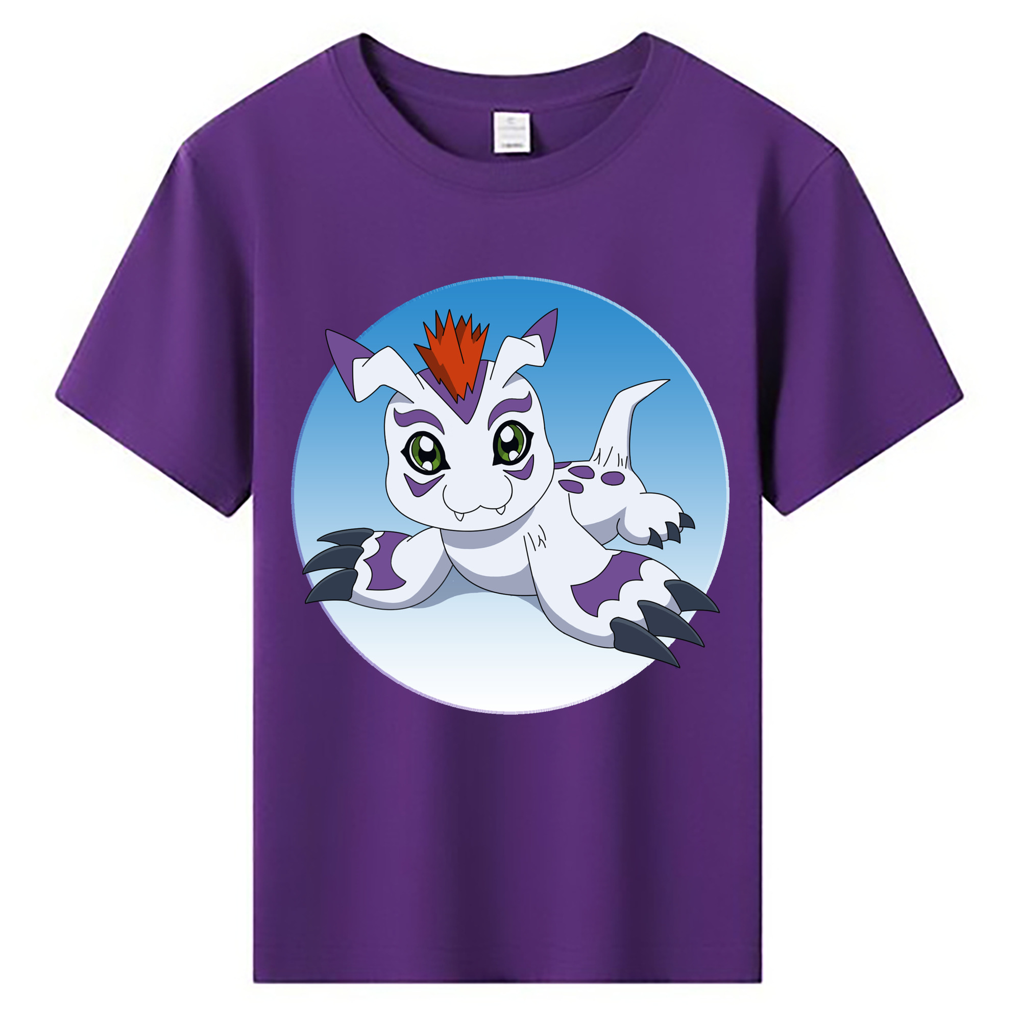 （画像用） Digimon デジタルモンスター/デジモン 綿100％キッズTシャツ（フロントプリント）