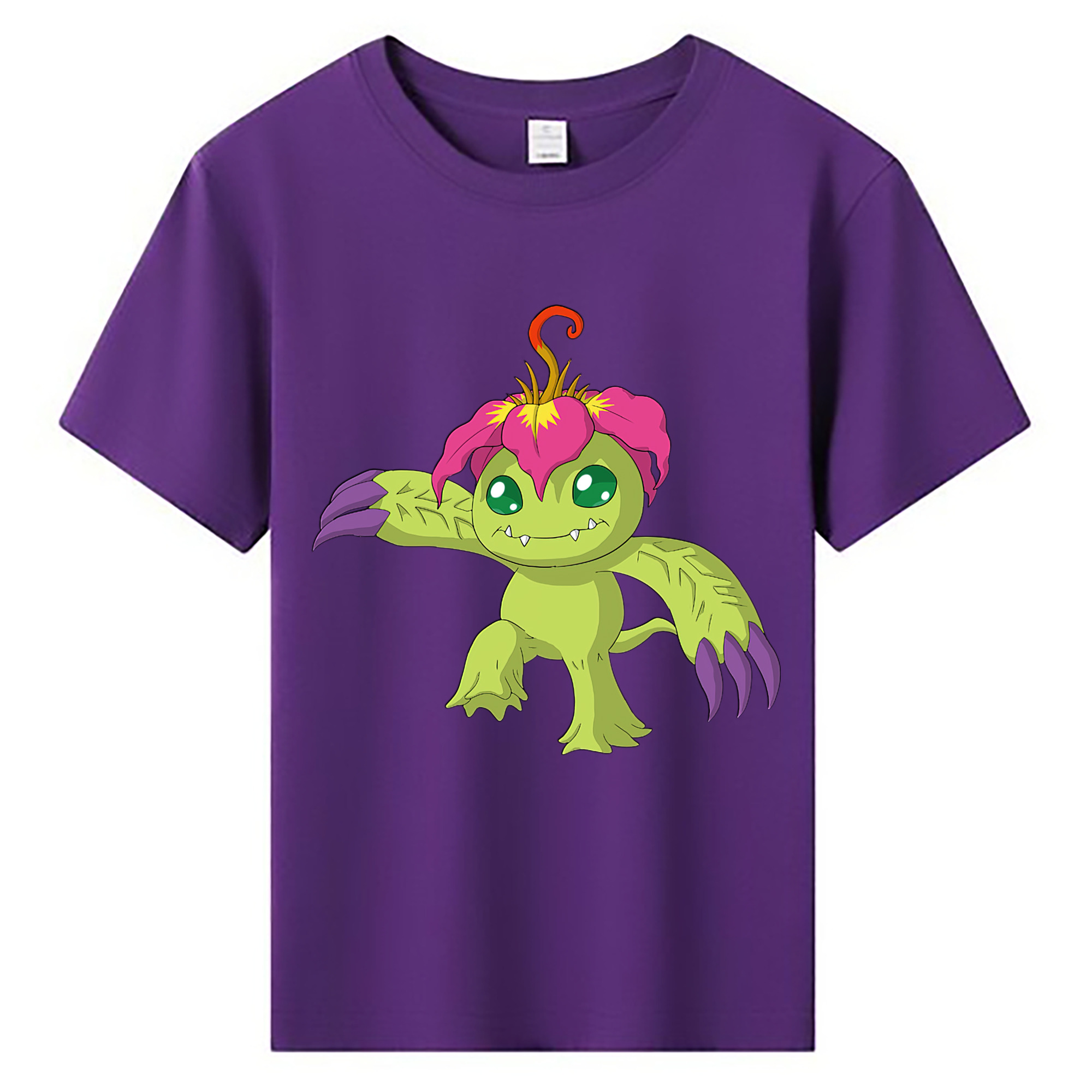 （画像用） Digimon デジタルモンスター/デジモン 綿100％キッズTシャツ（フロントプリント）