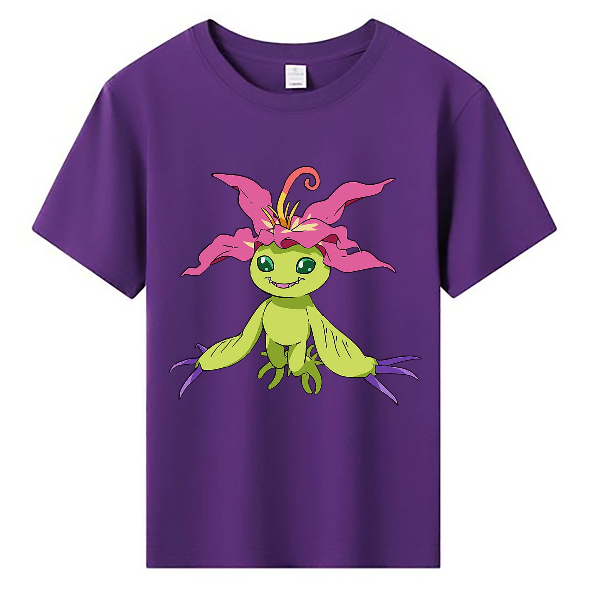 （画像用） Digimon デジタルモンスター/デジモン 綿100％キッズTシャツ（フロントプリント）