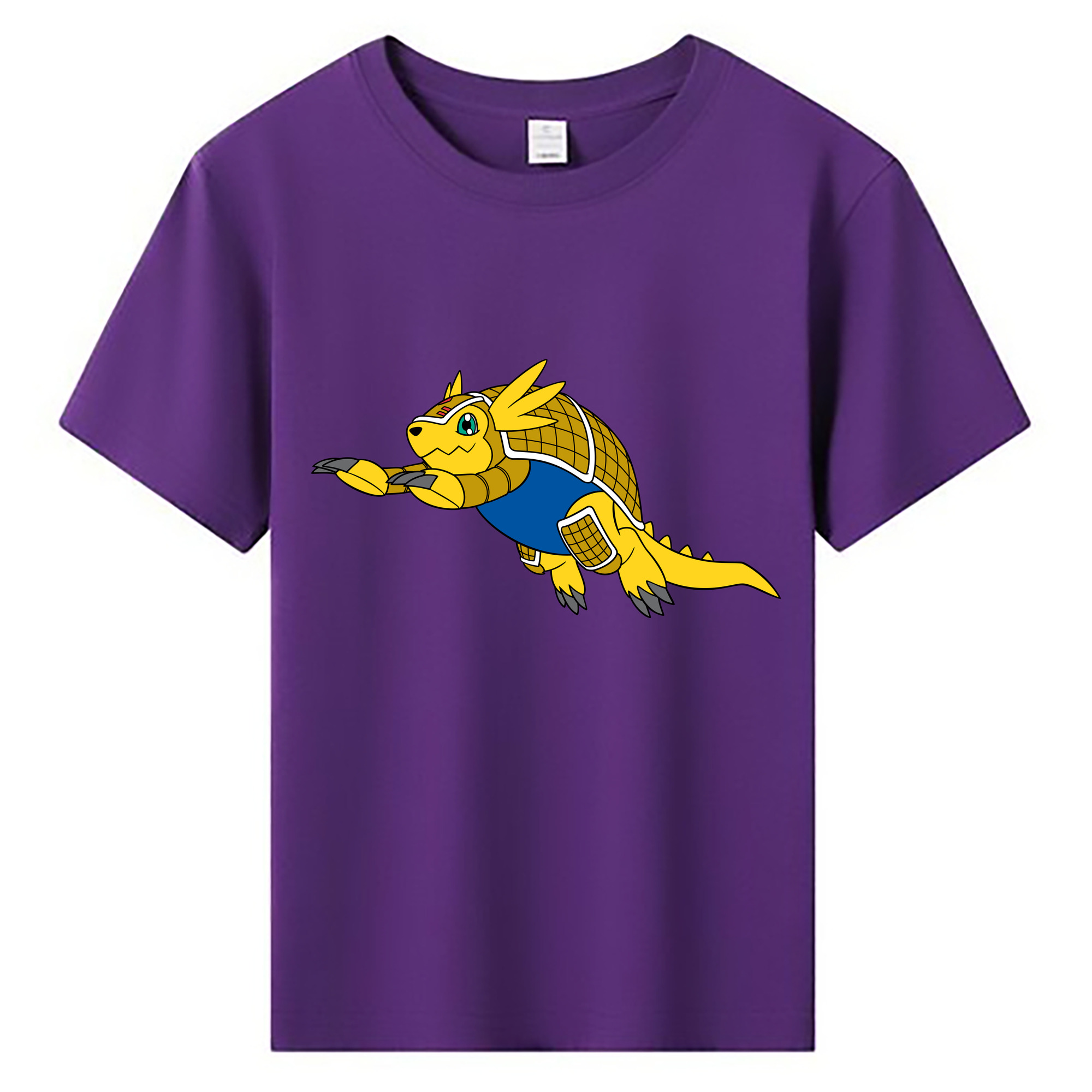 （画像用） Digimon デジタルモンスター/デジモン 綿100％キッズTシャツ（フロントプリント）