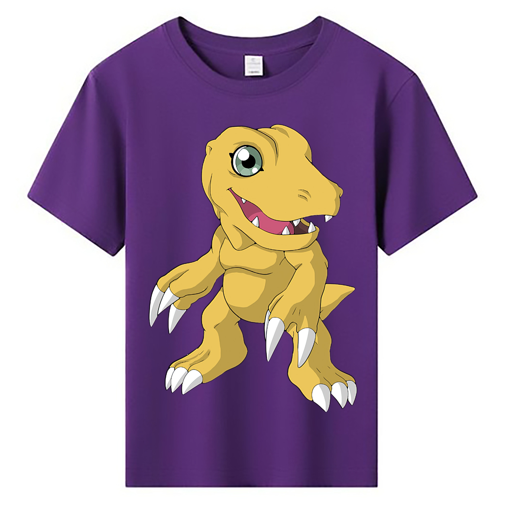 （画像用） Digimon デジタルモンスター/デジモン 綿100％キッズTシャツ（フロントプリント）