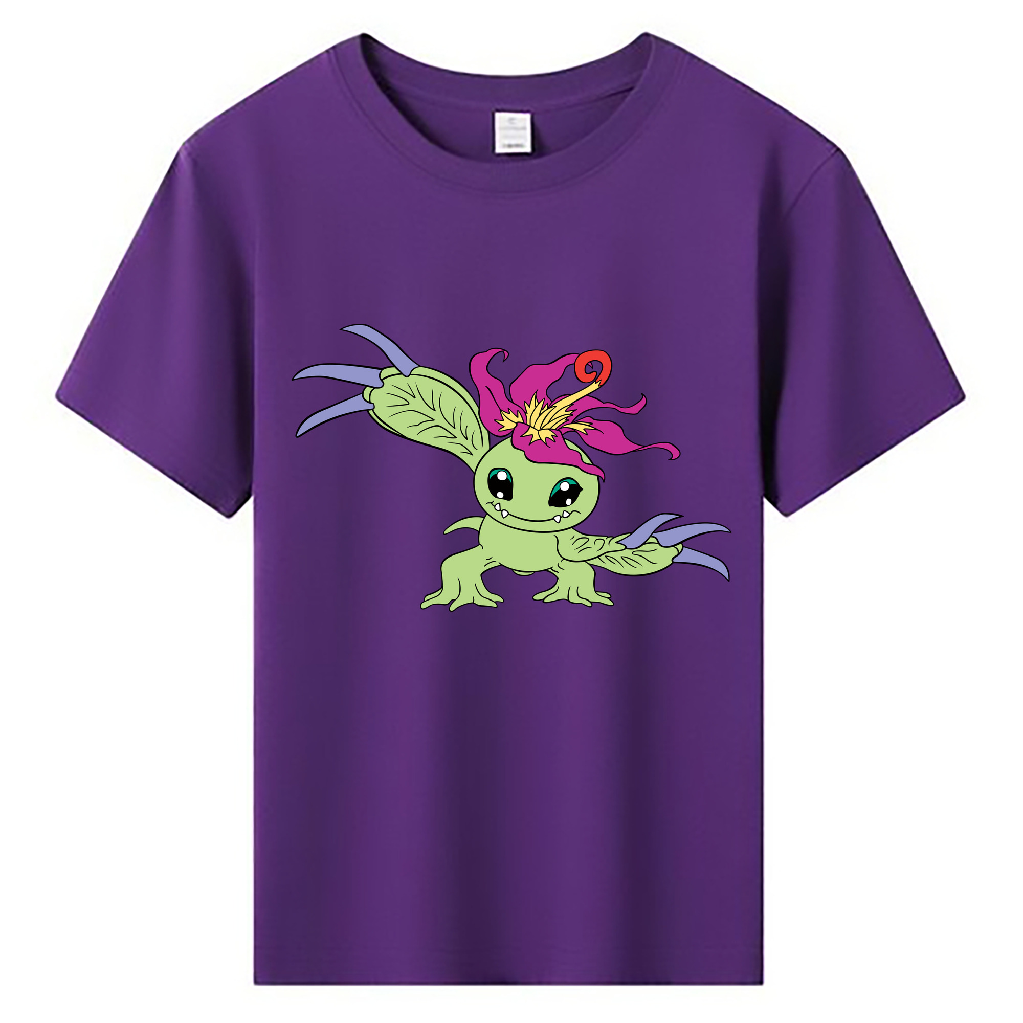 （画像用） Digimon デジタルモンスター/デジモン 綿100％キッズTシャツ（フロントプリント）