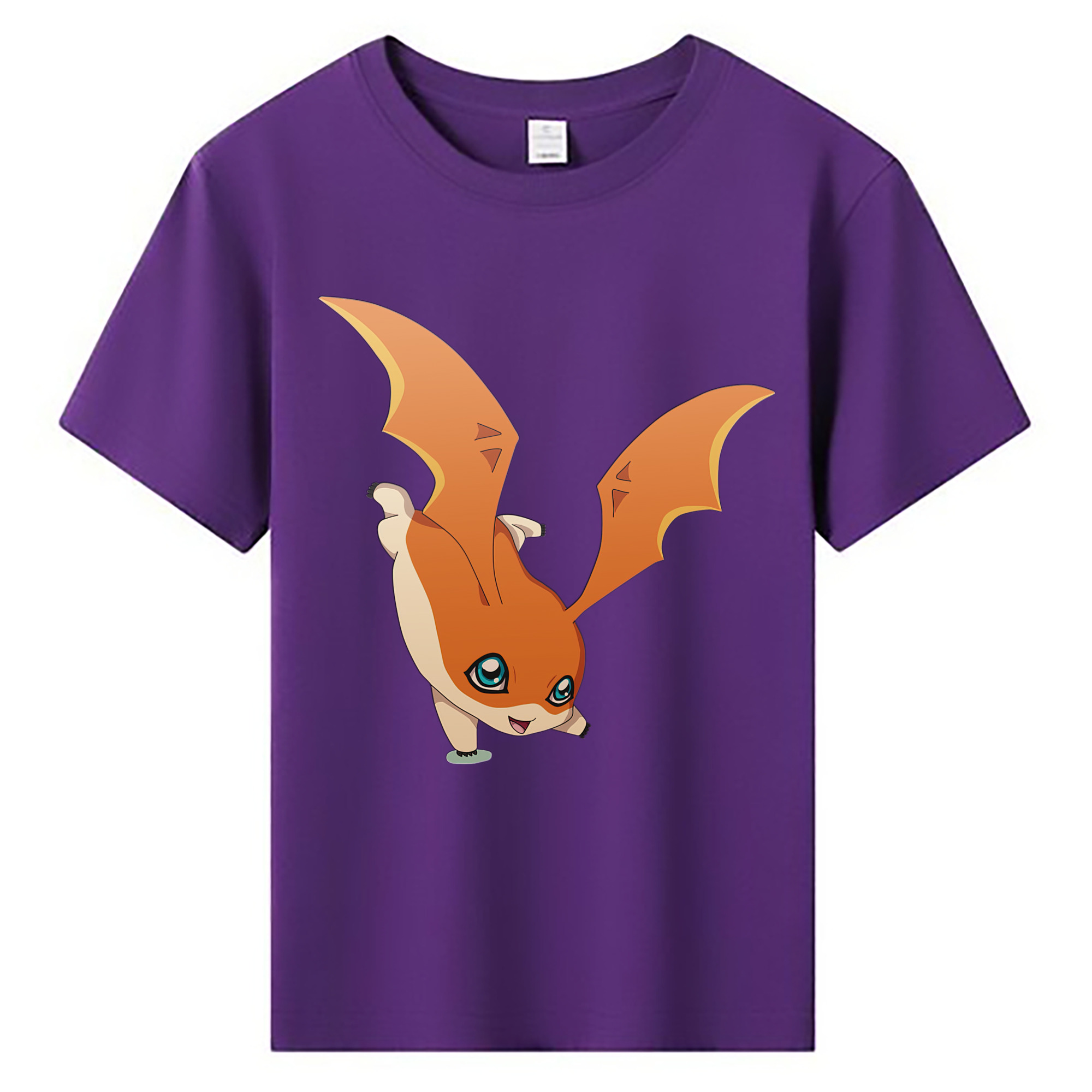 （画像用） Digimon デジタルモンスター/デジモン 綿100％キッズTシャツ（フロントプリント）