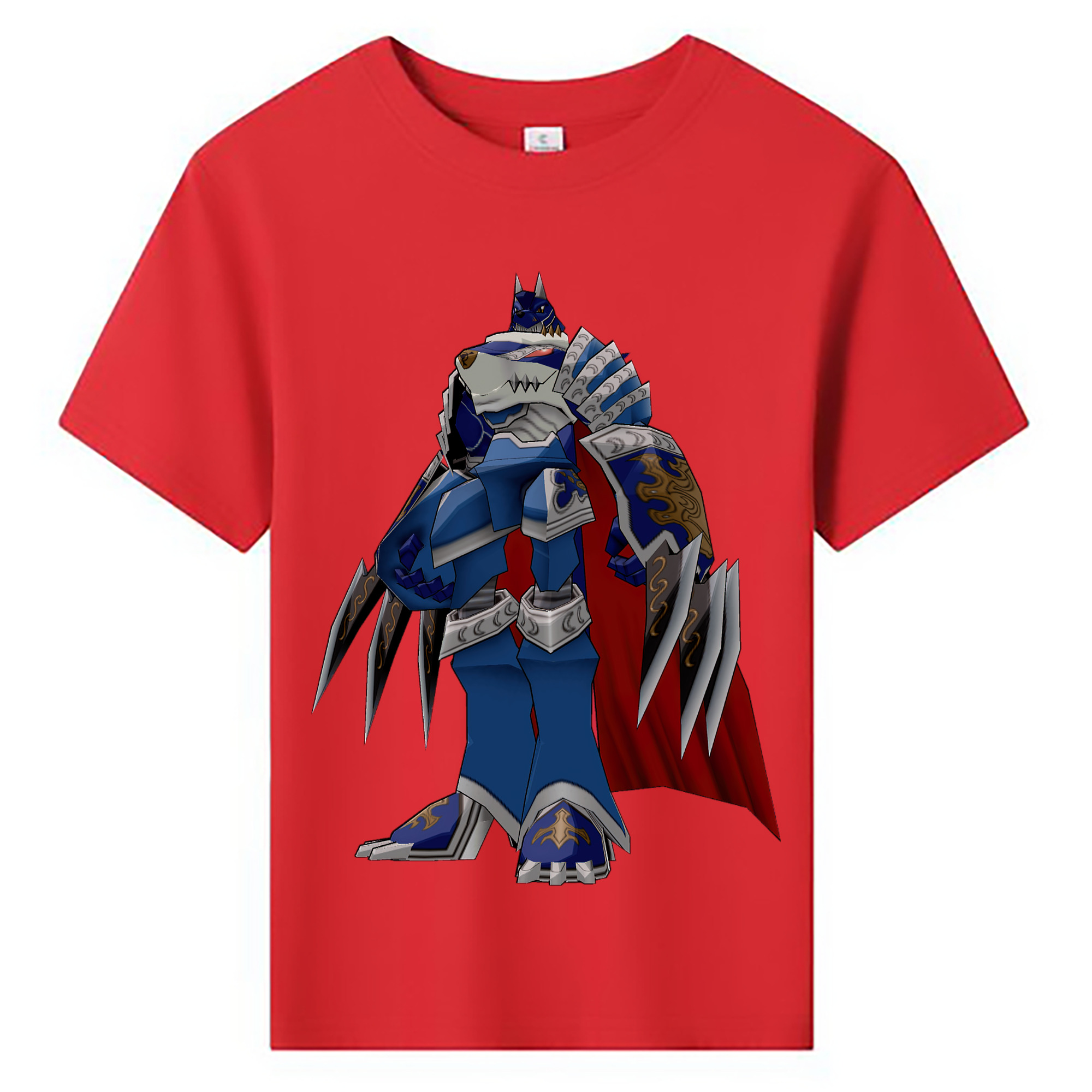 （画像用） Digimon デジタルモンスター/デジモン 綿100％キッズTシャツ（フロントプリント）