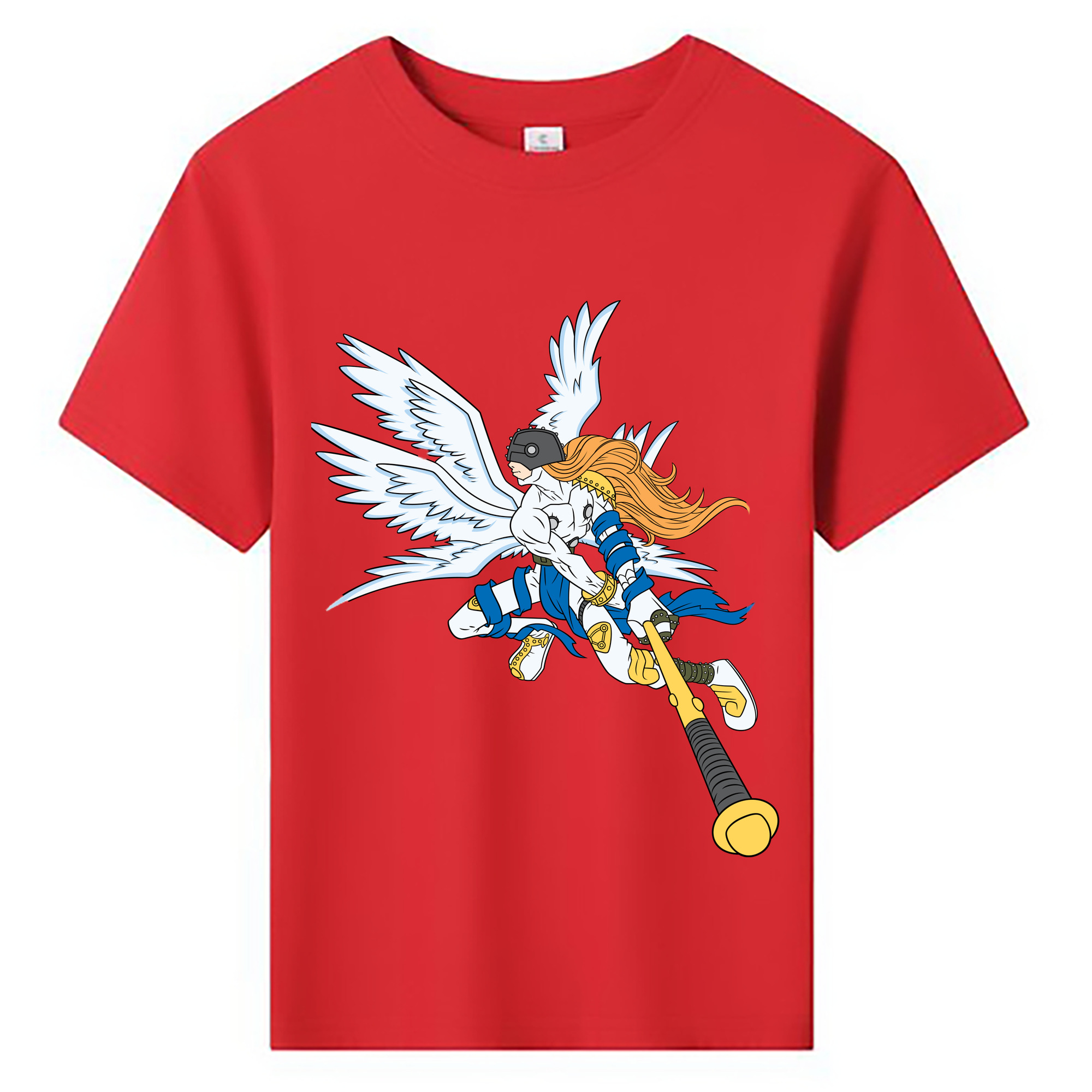 （画像用） Digimon デジタルモンスター/デジモン 綿100％キッズTシャツ（フロントプリント）
