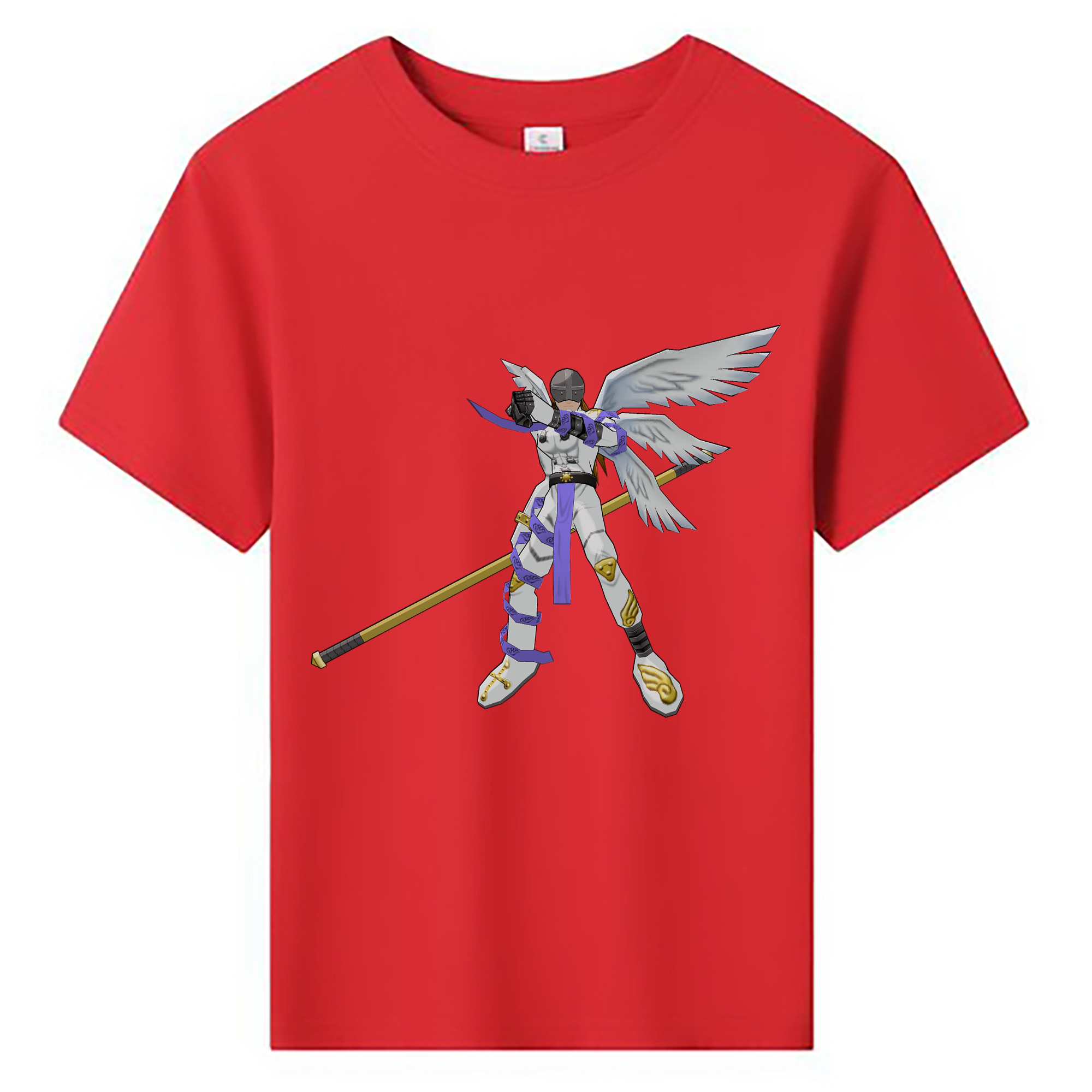 （画像用） Digimon デジタルモンスター/デジモン 綿100％キッズTシャツ（フロントプリント）