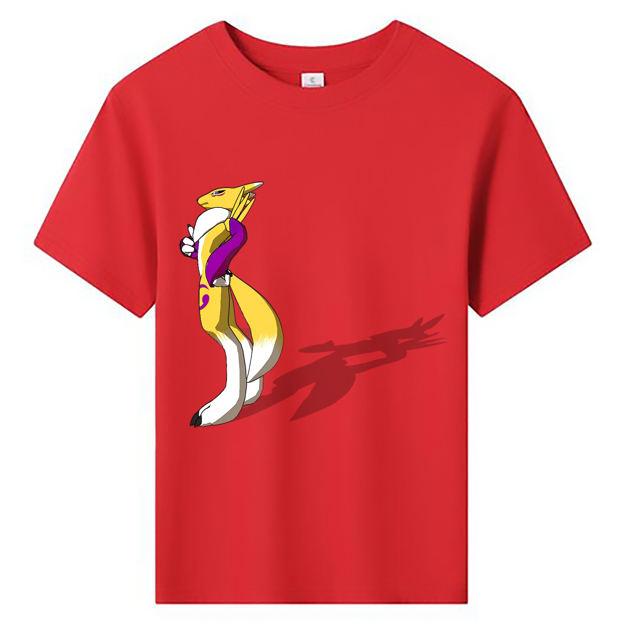 （画像用） Digimon デジタルモンスター/デジモン 綿100％キッズTシャツ（フロントプリント）