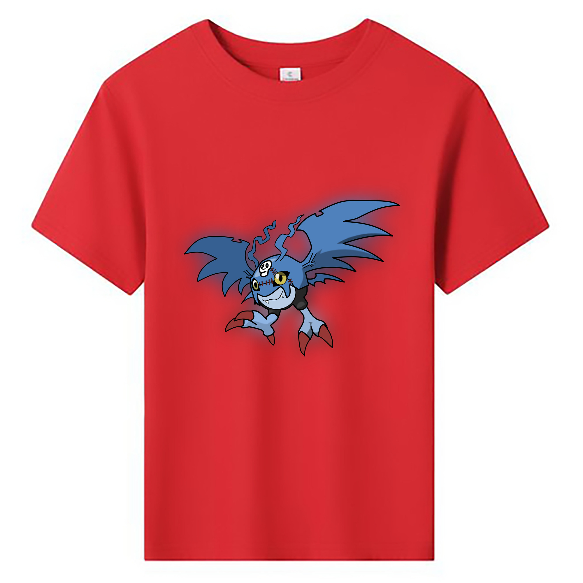 （画像用） Digimon デジタルモンスター/デジモン 綿100％キッズTシャツ（フロントプリント）
