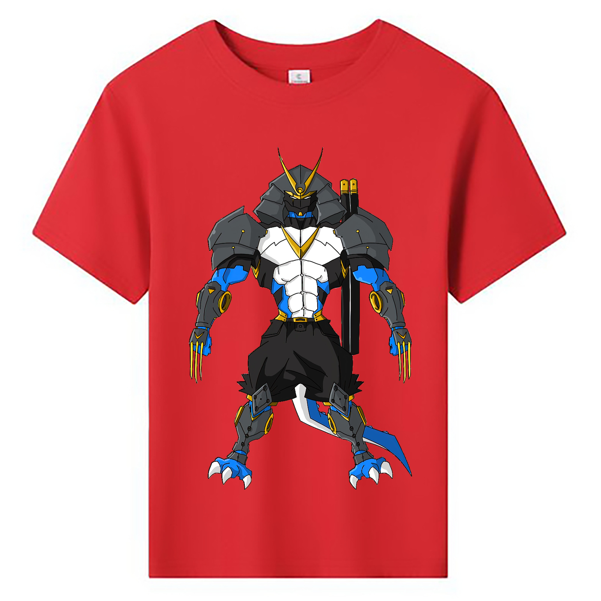 （画像用） Digimon デジタルモンスター/デジモン 綿100％キッズTシャツ（フロントプリント）