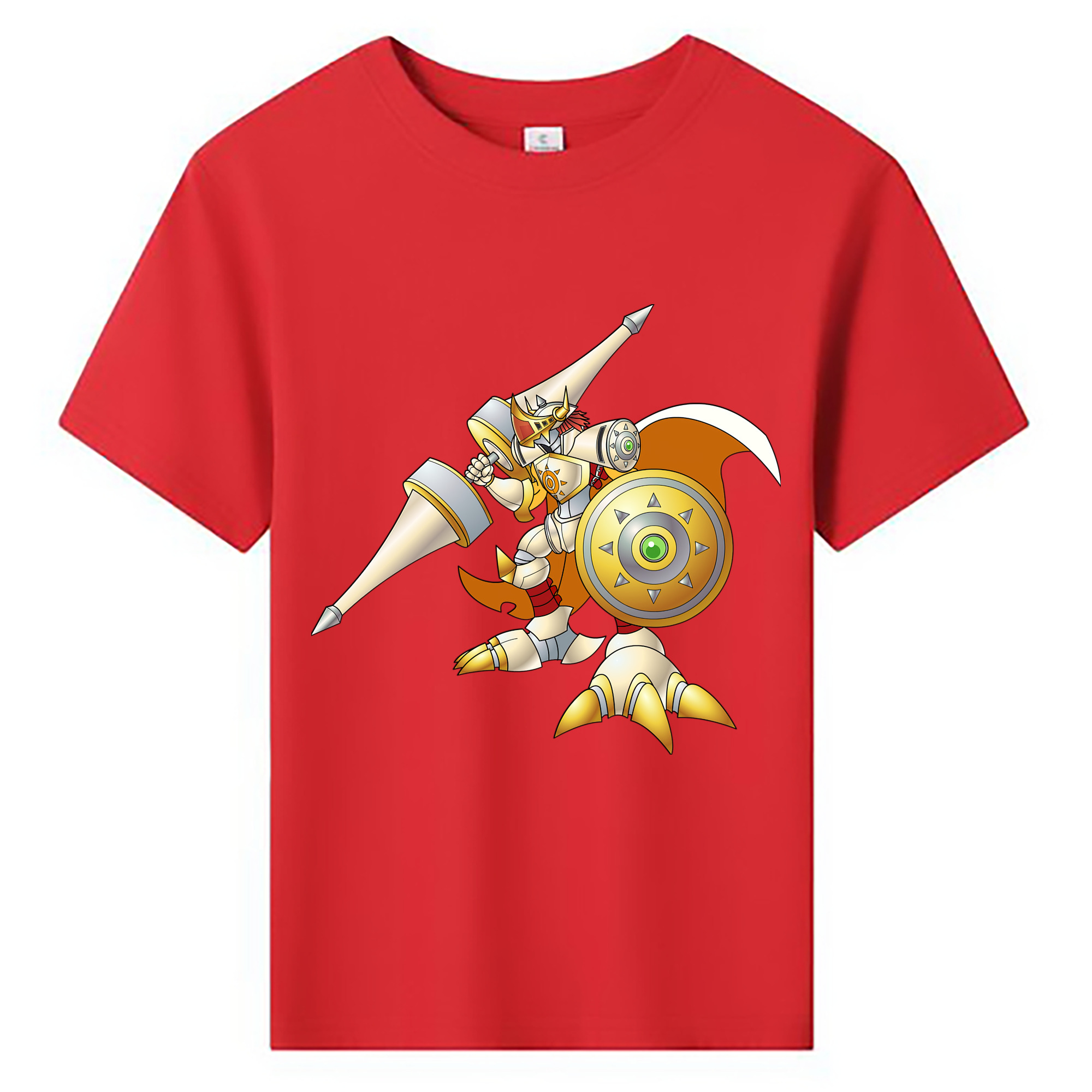 （画像用） Digimon デジタルモンスター/デジモン 綿100％キッズTシャツ（フロントプリント）