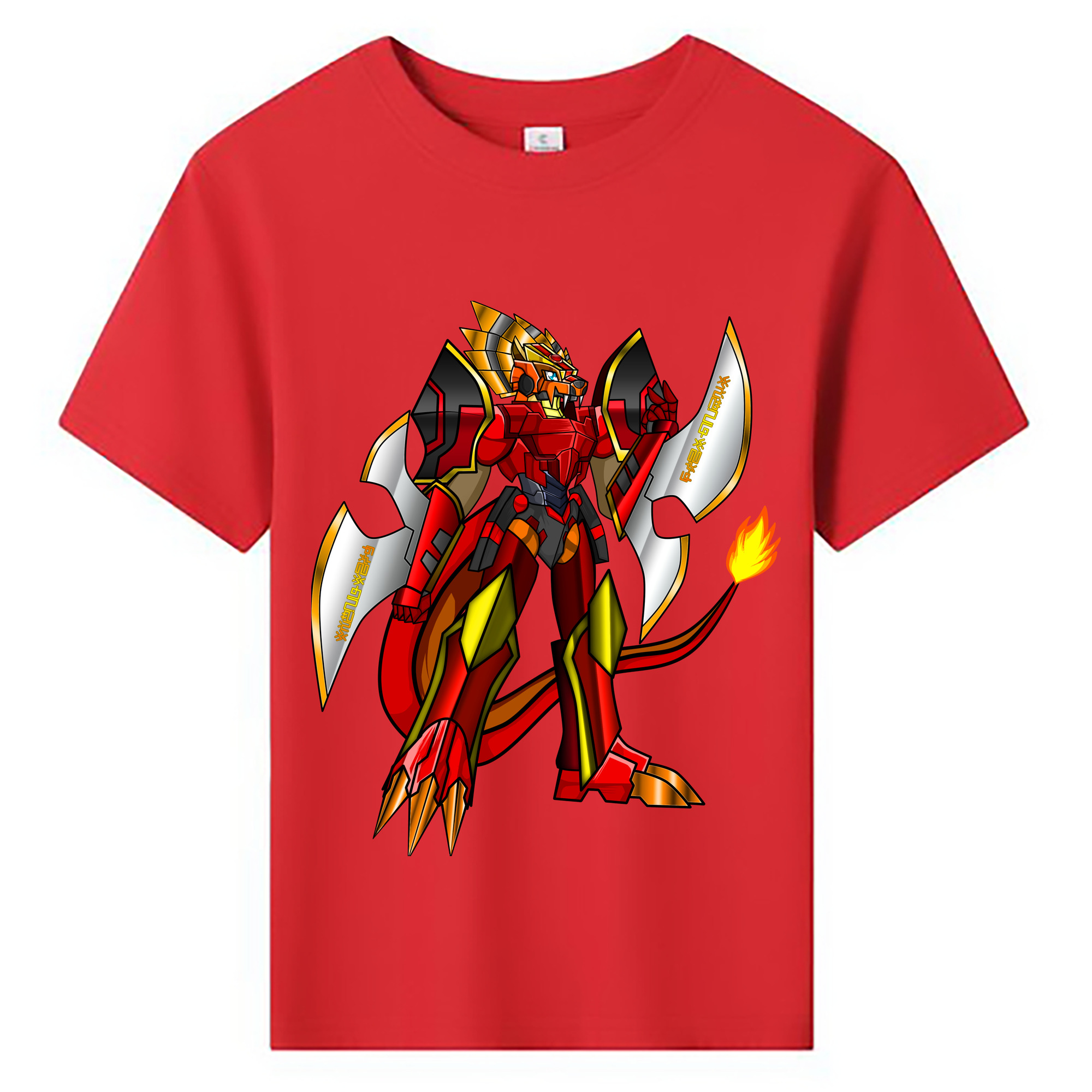 （画像用） Digimon デジタルモンスター/デジモン 綿100％キッズTシャツ（フロントプリント）