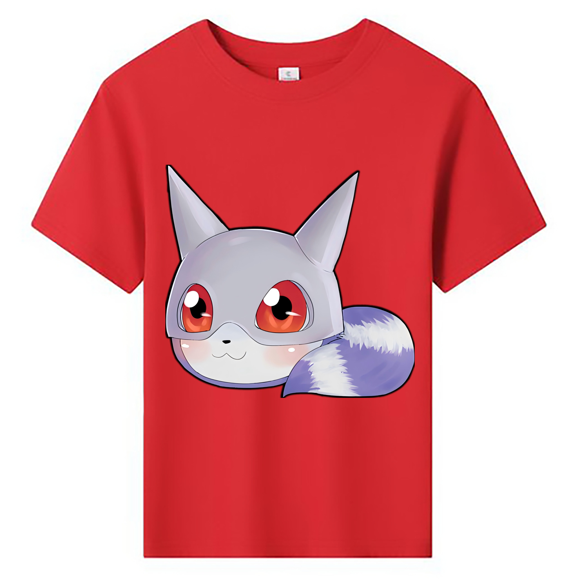 （画像用） Digimon デジタルモンスター/デジモン 綿100％キッズTシャツ（フロントプリント）