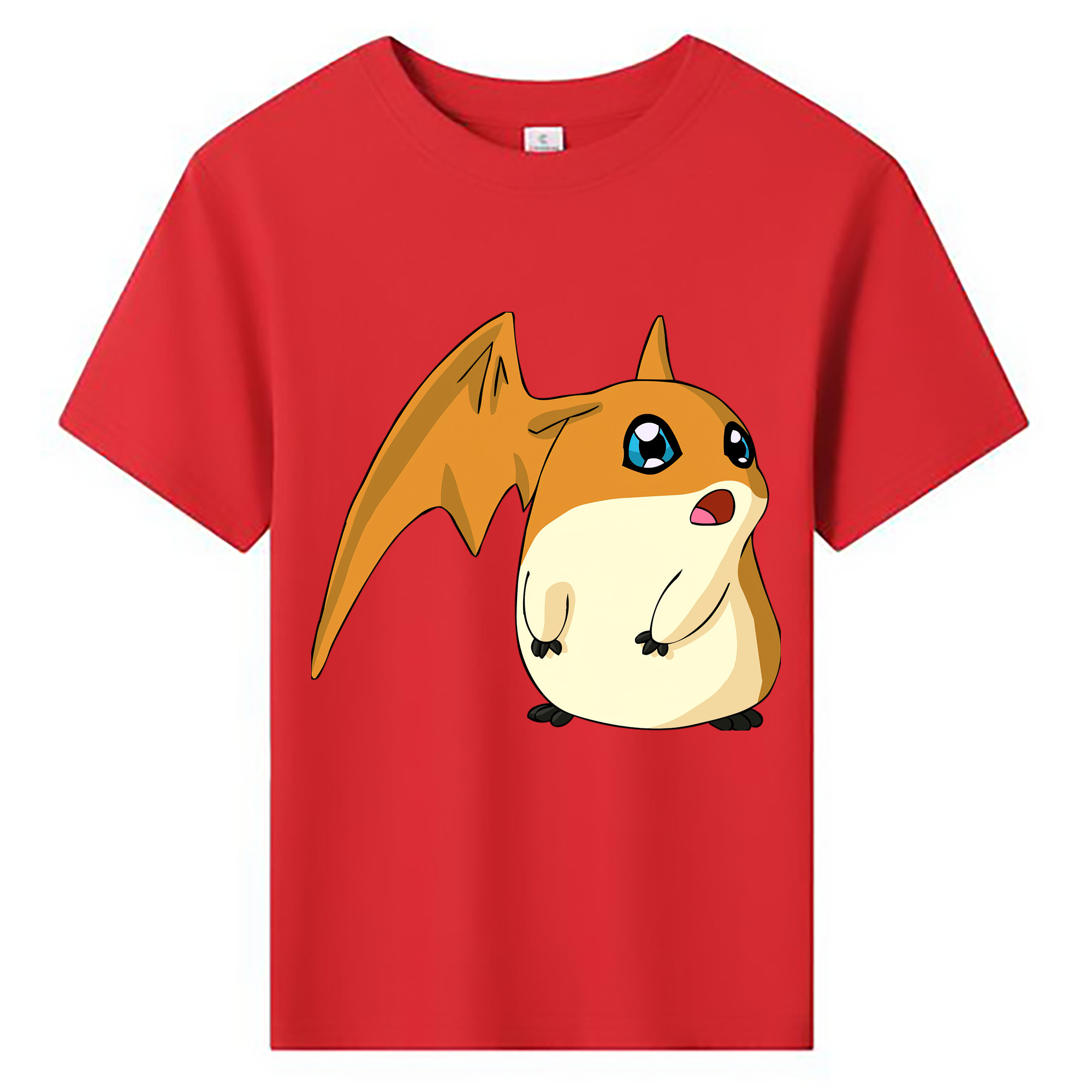 （画像用） Digimon デジタルモンスター/デジモン 綿100％キッズTシャツ（フロントプリント）