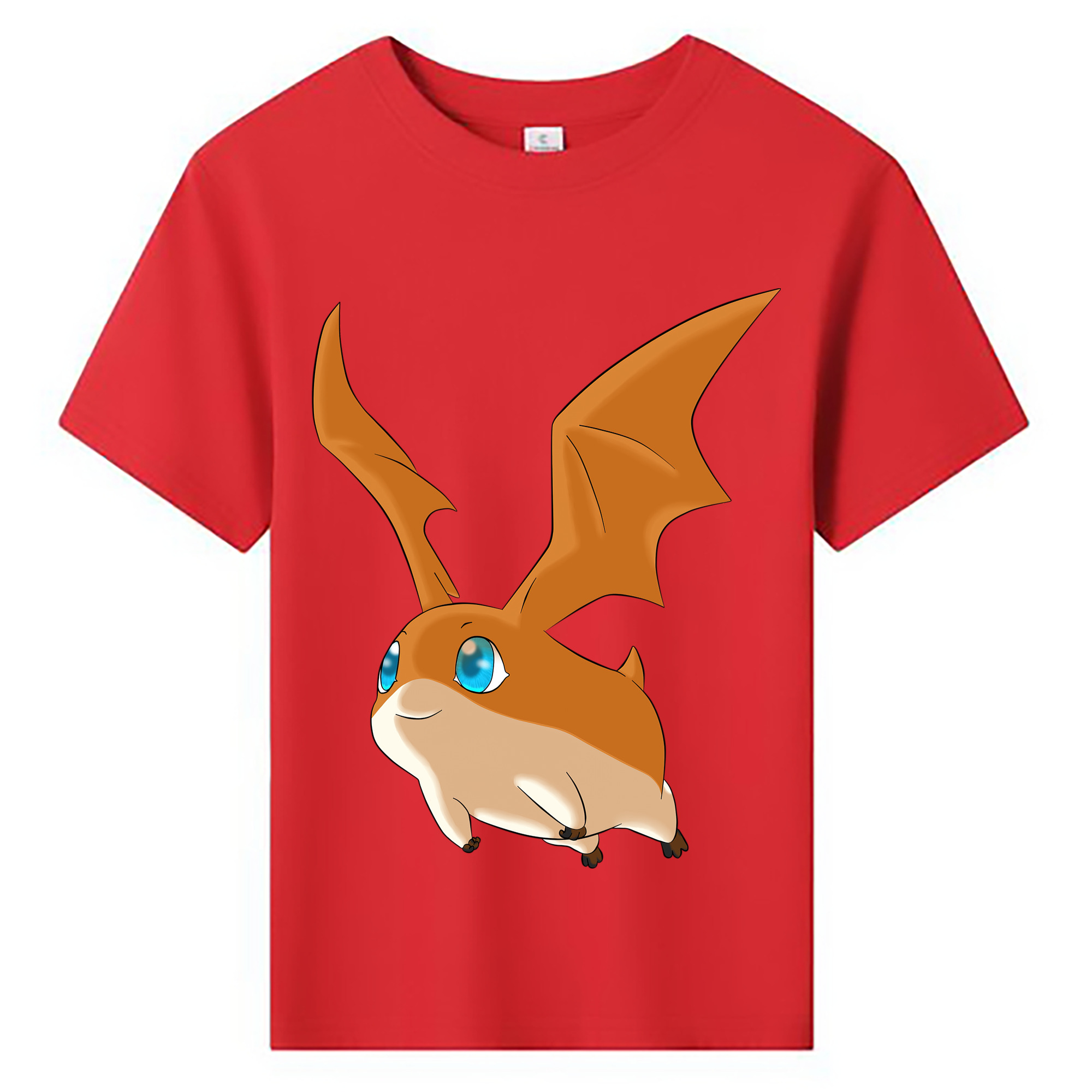 （画像用） Digimon デジタルモンスター/デジモン 綿100％キッズTシャツ（フロントプリント）