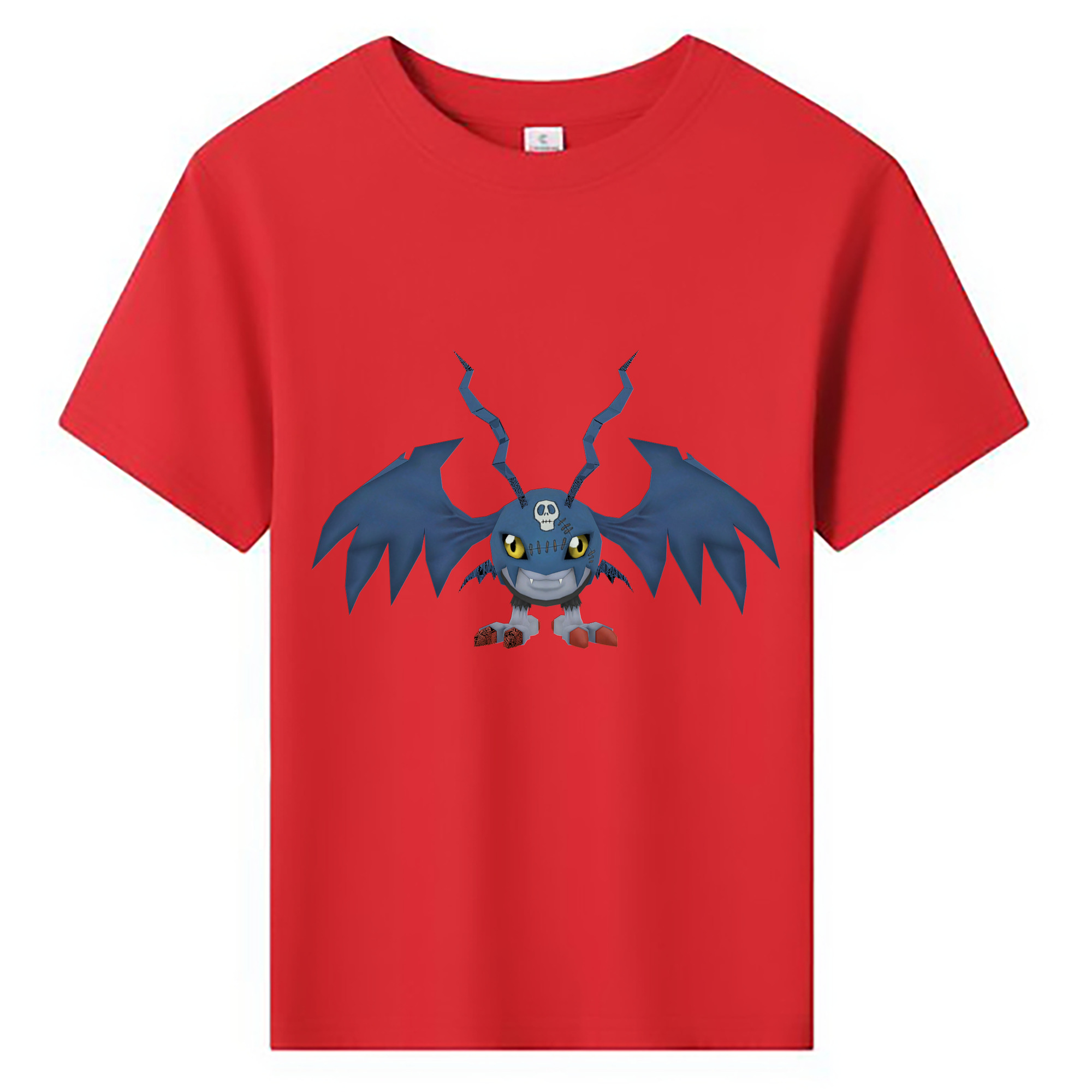 （画像用） Digimon デジタルモンスター/デジモン 綿100％キッズTシャツ（フロントプリント）