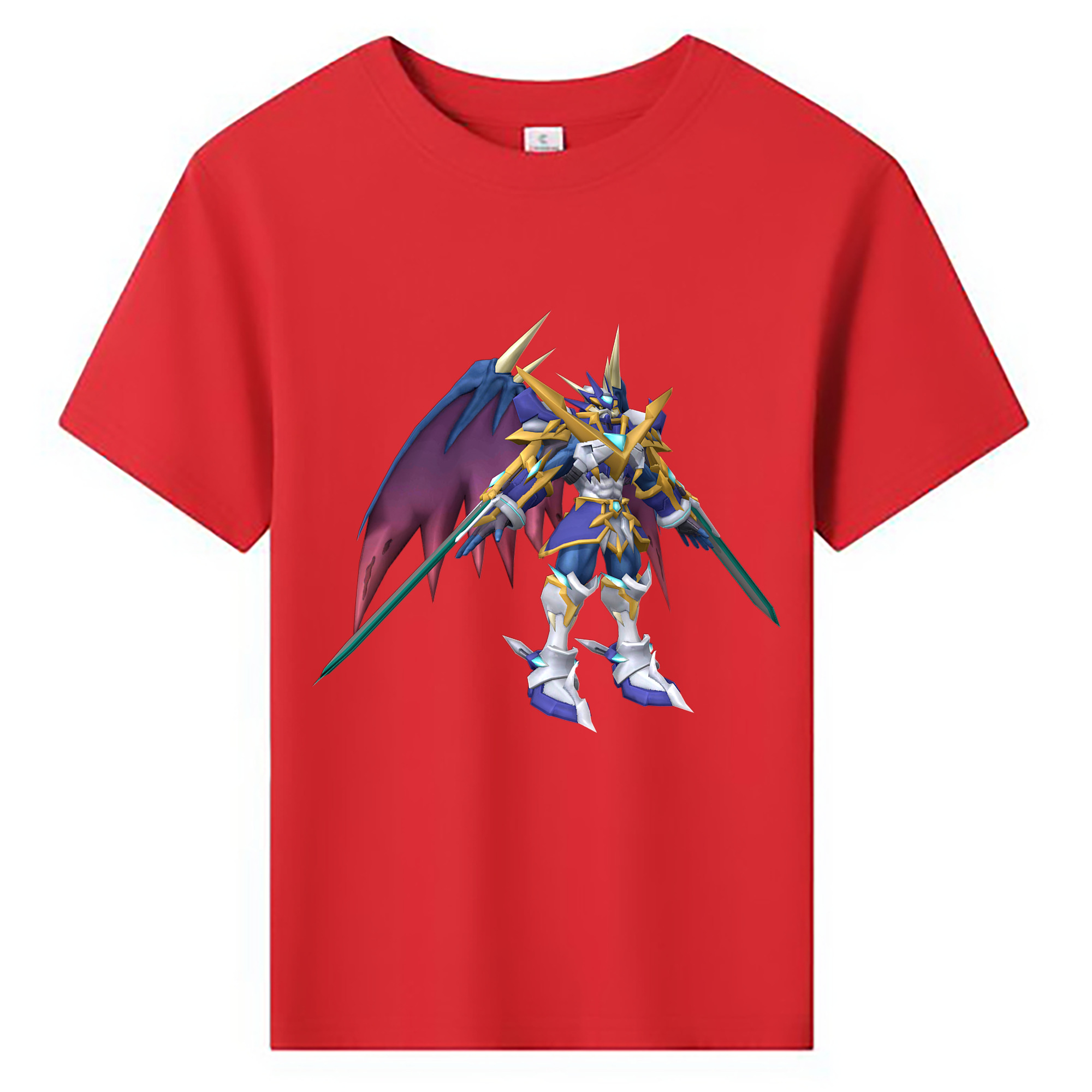 （画像用） Digimon デジタルモンスター/デジモン 綿100％キッズTシャツ（フロントプリント）