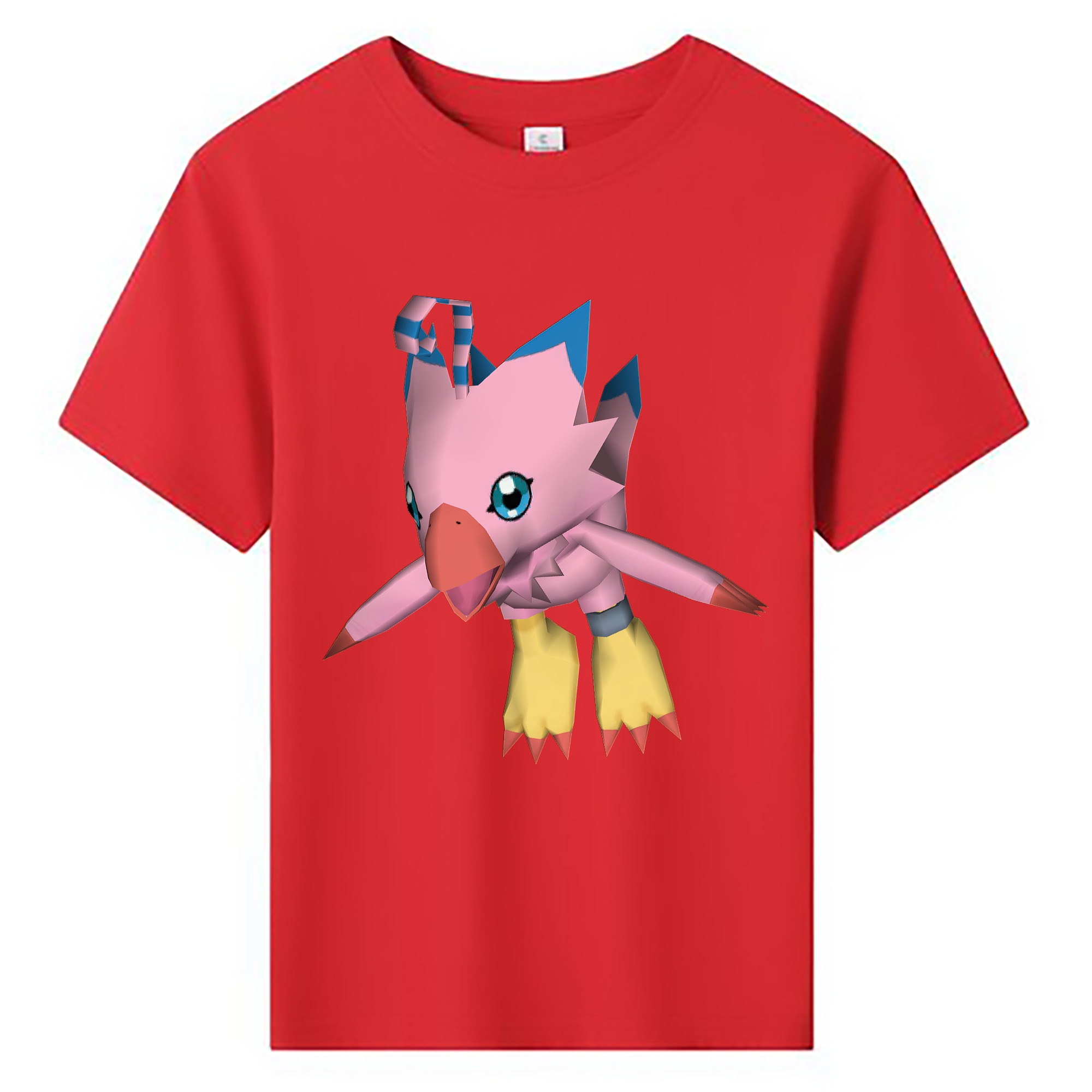 （画像用） Digimon デジタルモンスター/デジモン 綿100％キッズTシャツ（フロントプリント）