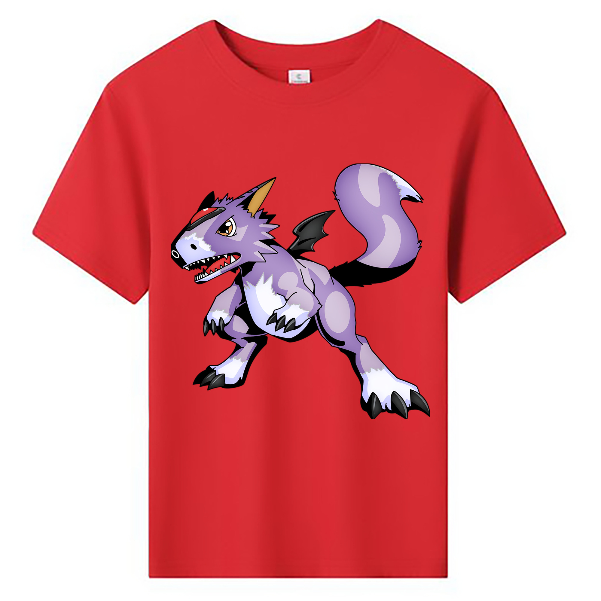 （画像用） Digimon デジタルモンスター/デジモン 綿100％キッズTシャツ（フロントプリント）